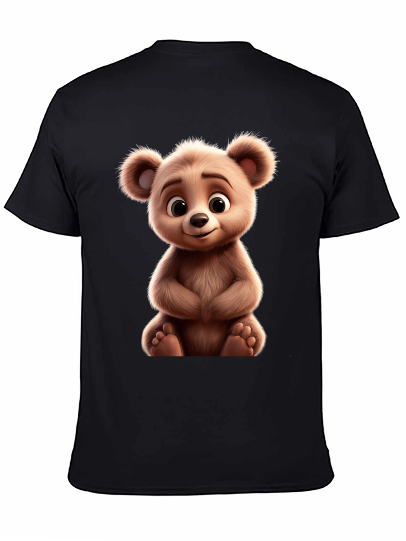 Cute Bear Graphic Tee - Soft & Comfortable