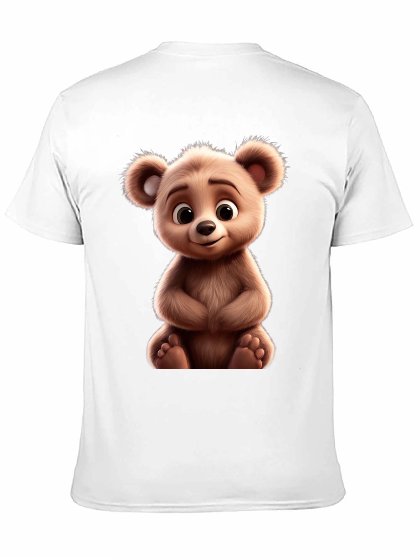 Cute Bear Graphic Tee - Soft & Comfortable