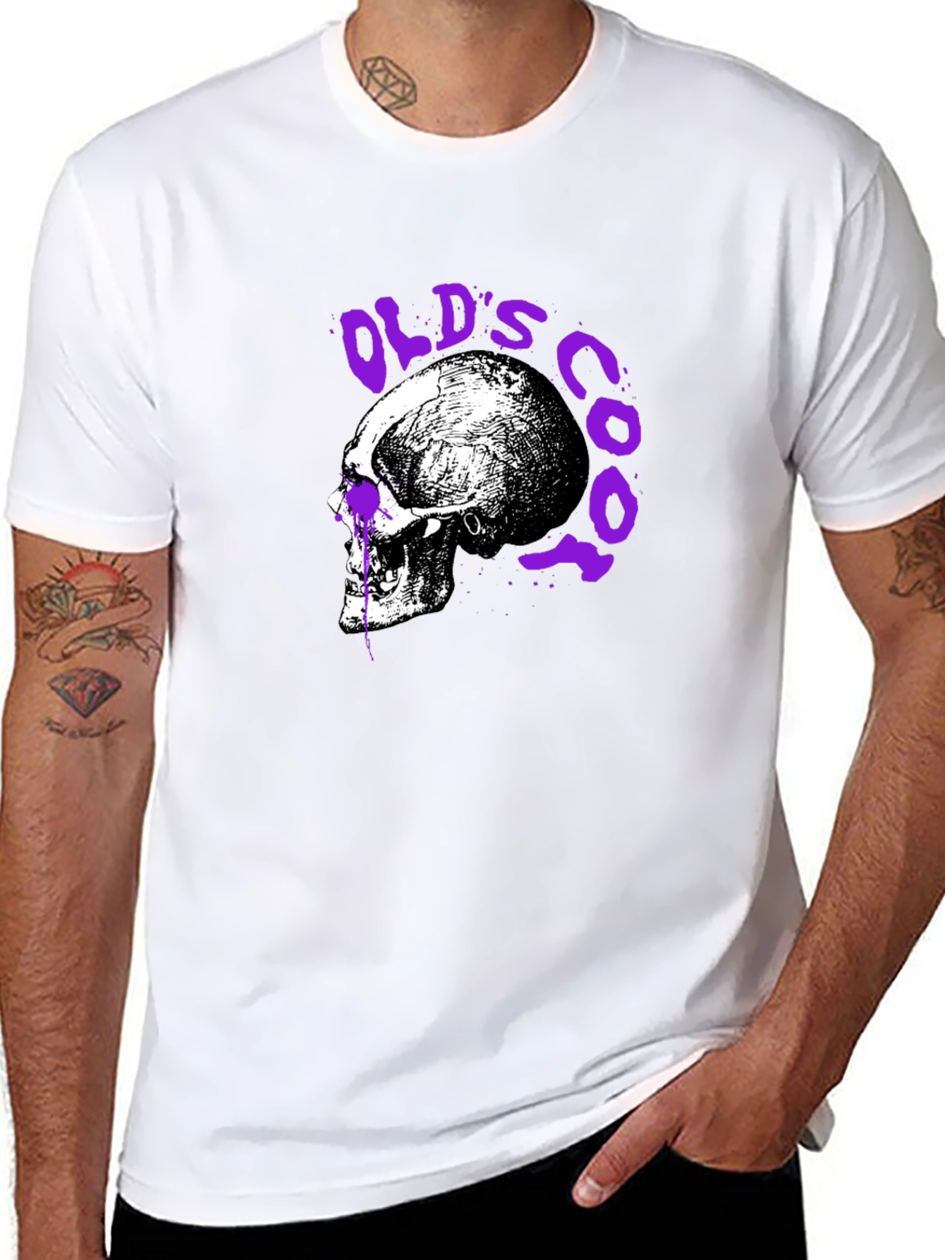 Skull Graphic Print T-Shirt