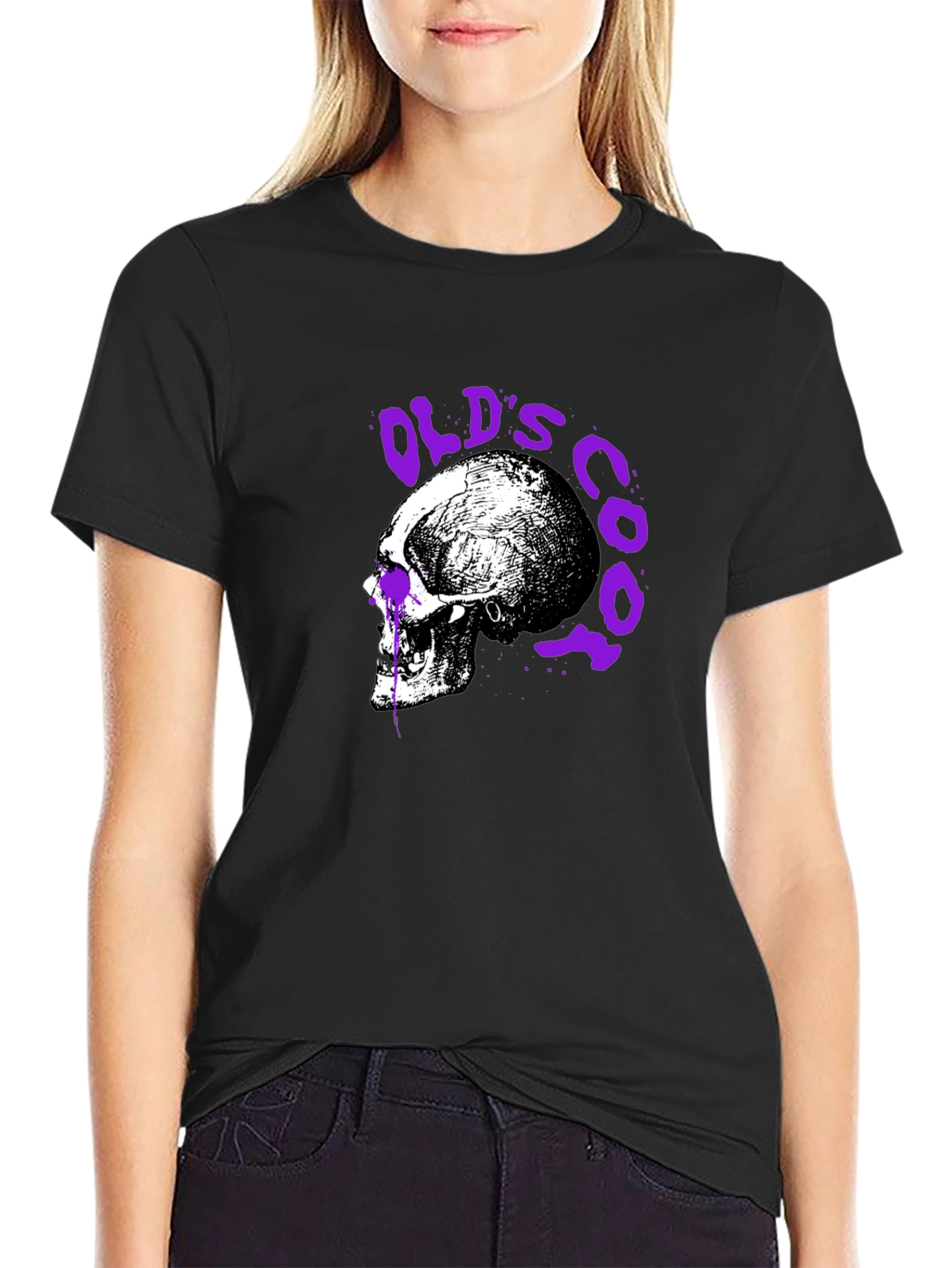 Skull Graphic Print T-Shirt
