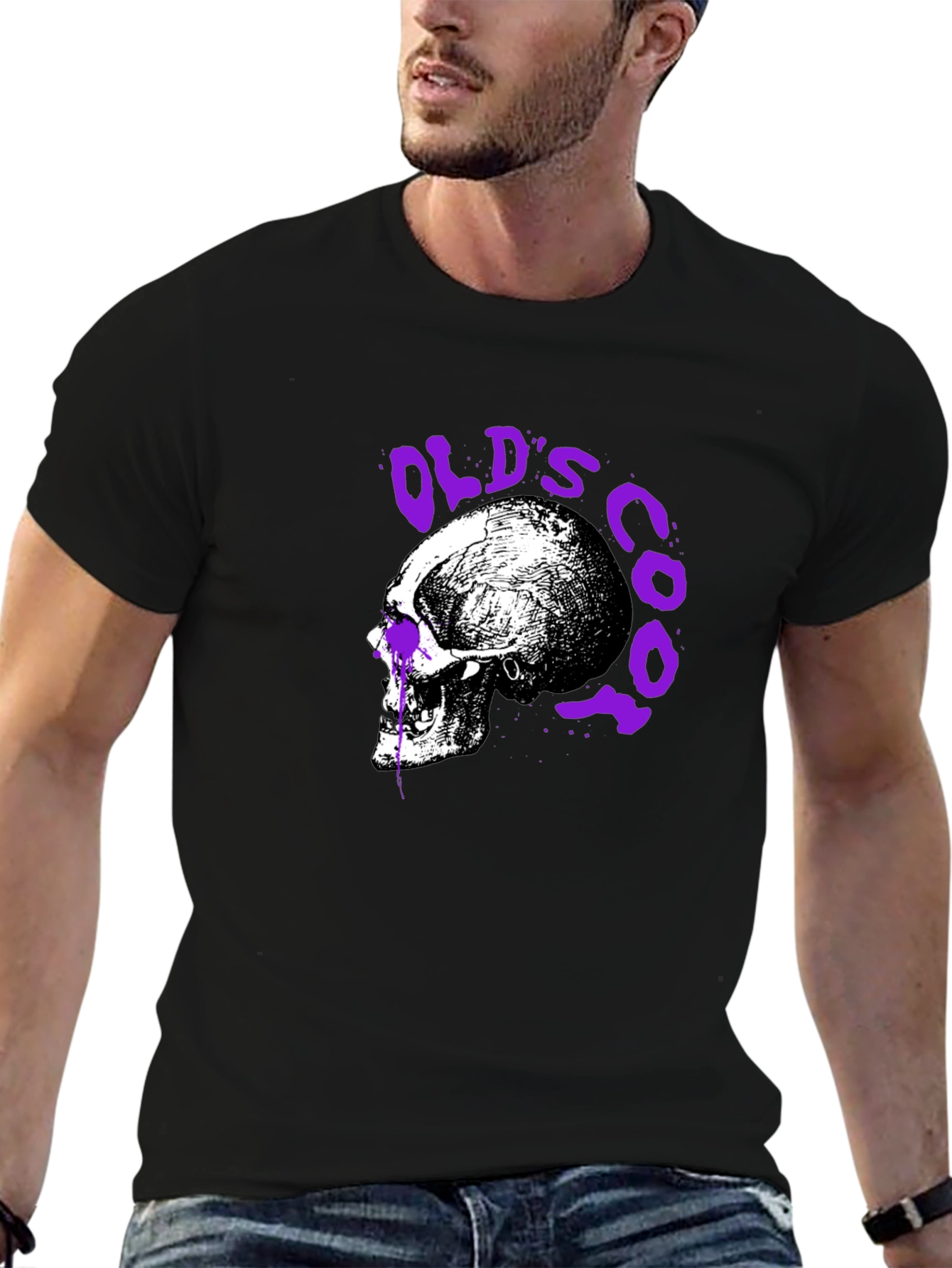 Skull Graphic Print T-Shirt
