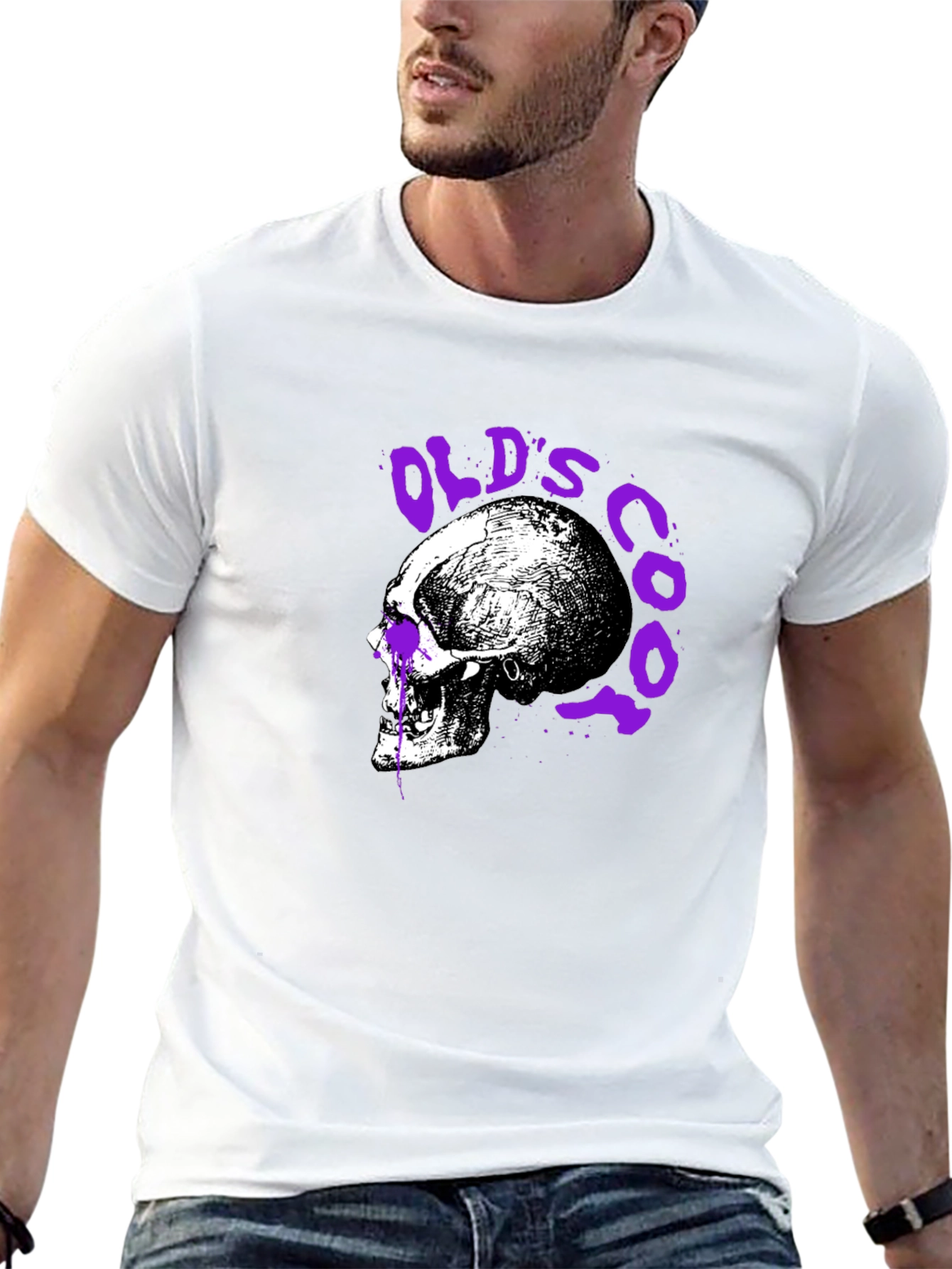 Skull Graphic Print T-Shirt
