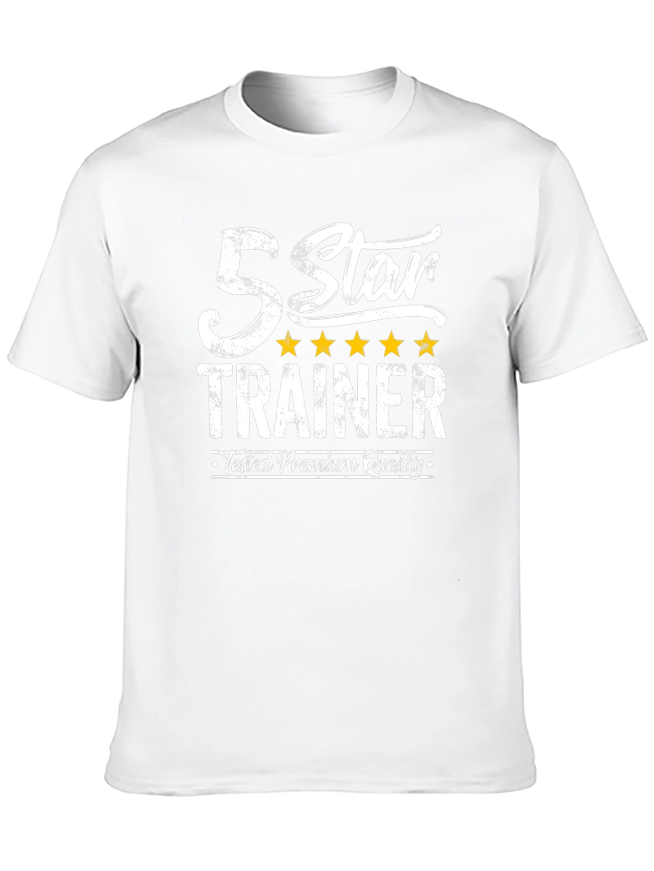 5 Star Trainer Premium Quality Black T-Shirt