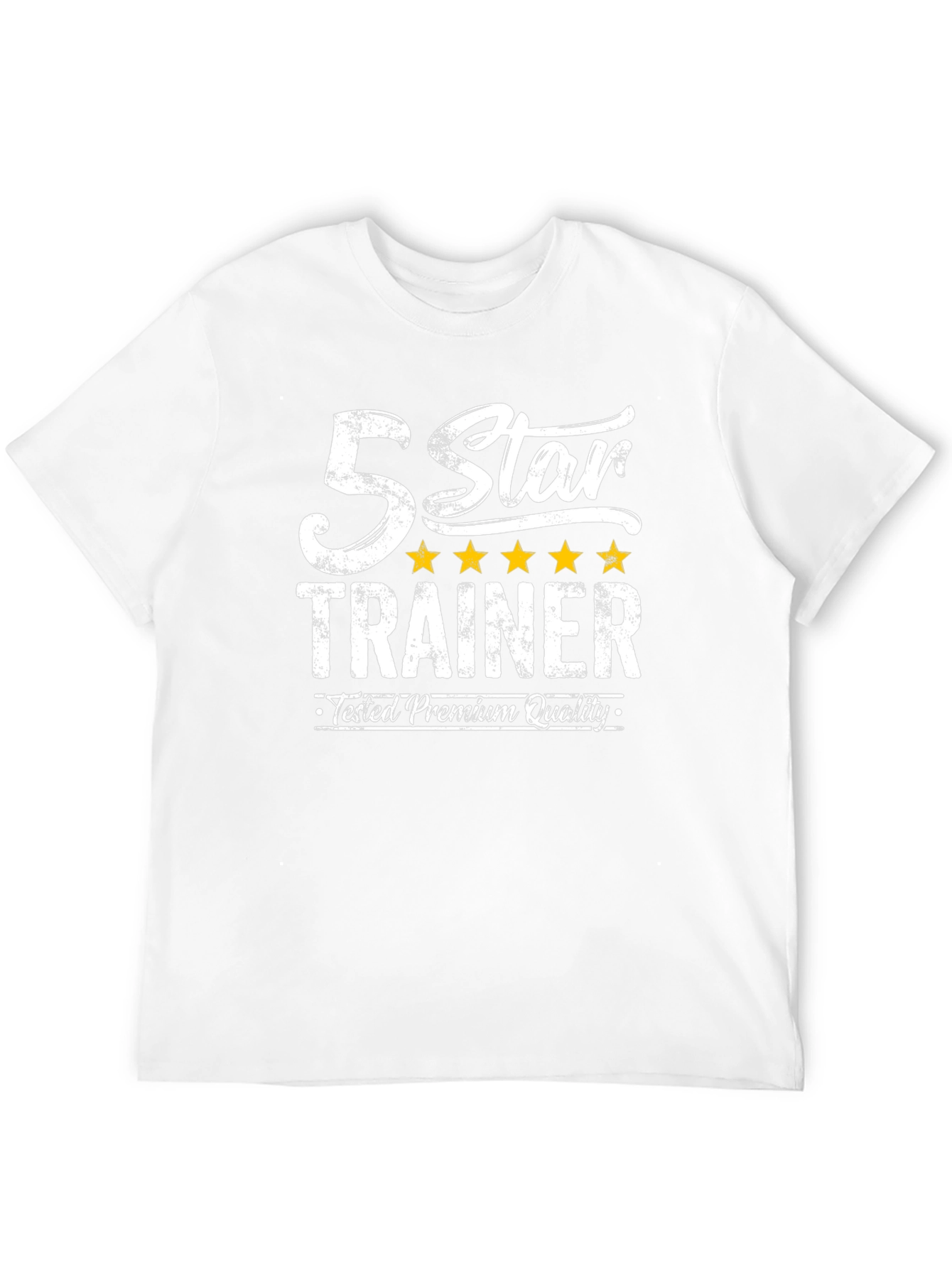 5 Star Trainer Premium Quality Black T-Shirt