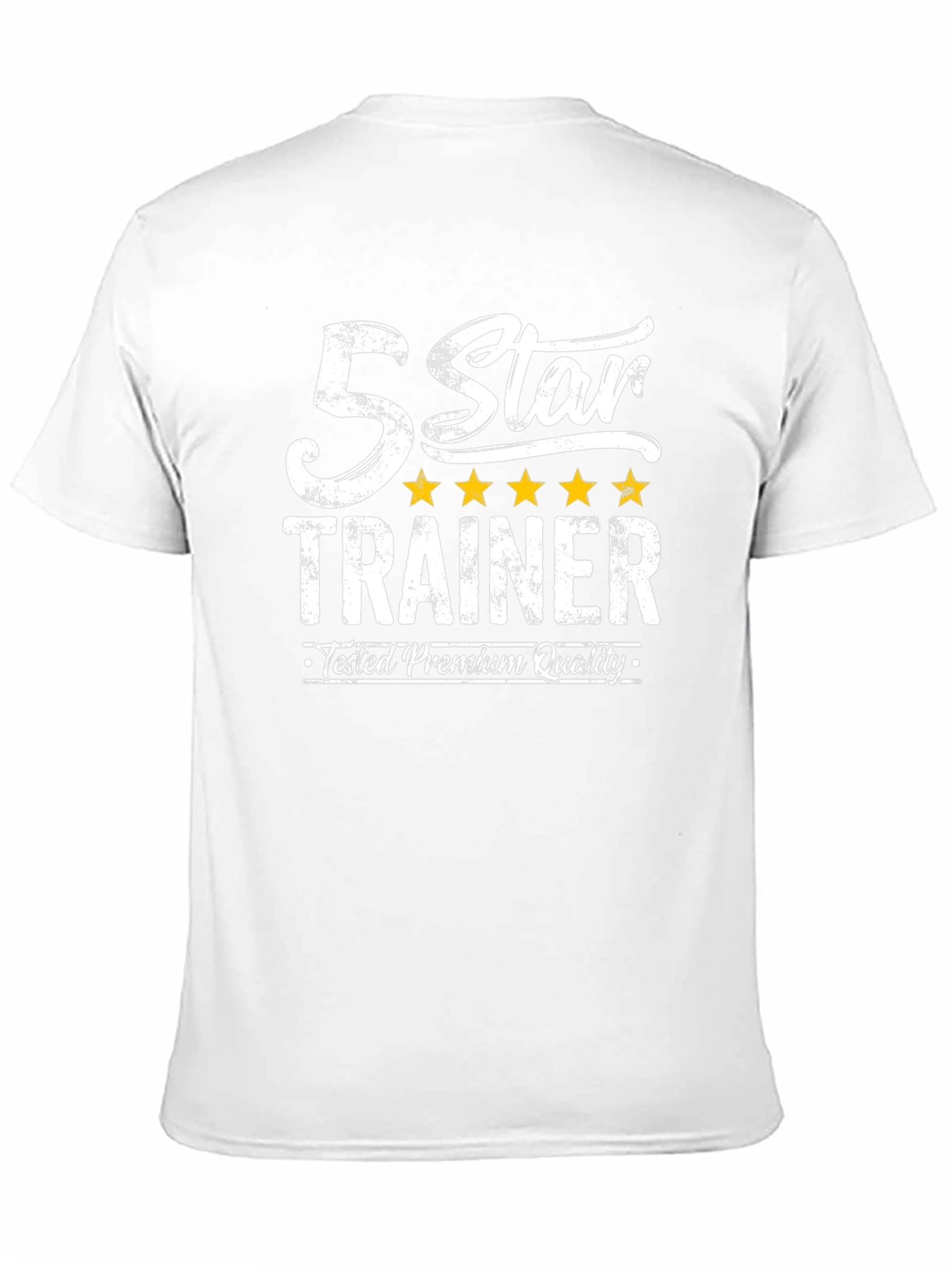 5 Star Trainer Premium Quality Black T-Shirt