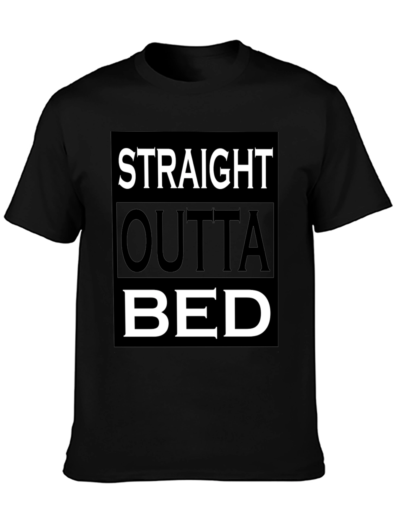 Straight Outta Bed Graphic T-Shirt