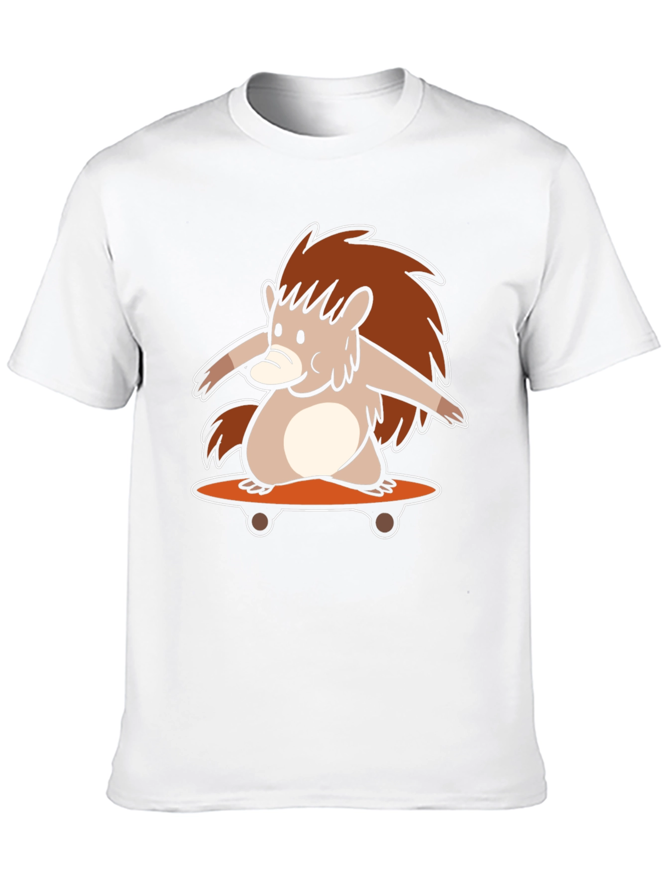 Skateboarding Hedgehog Graphic Tee