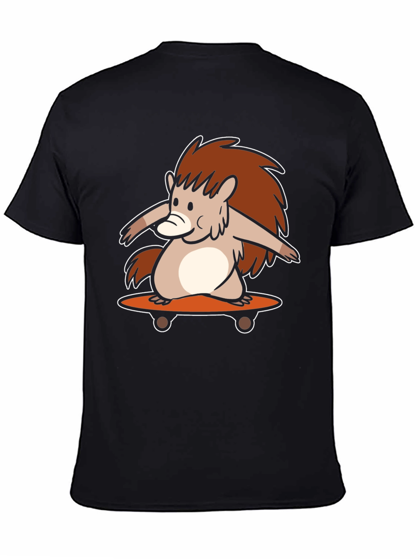 Skateboarding Hedgehog Graphic Tee