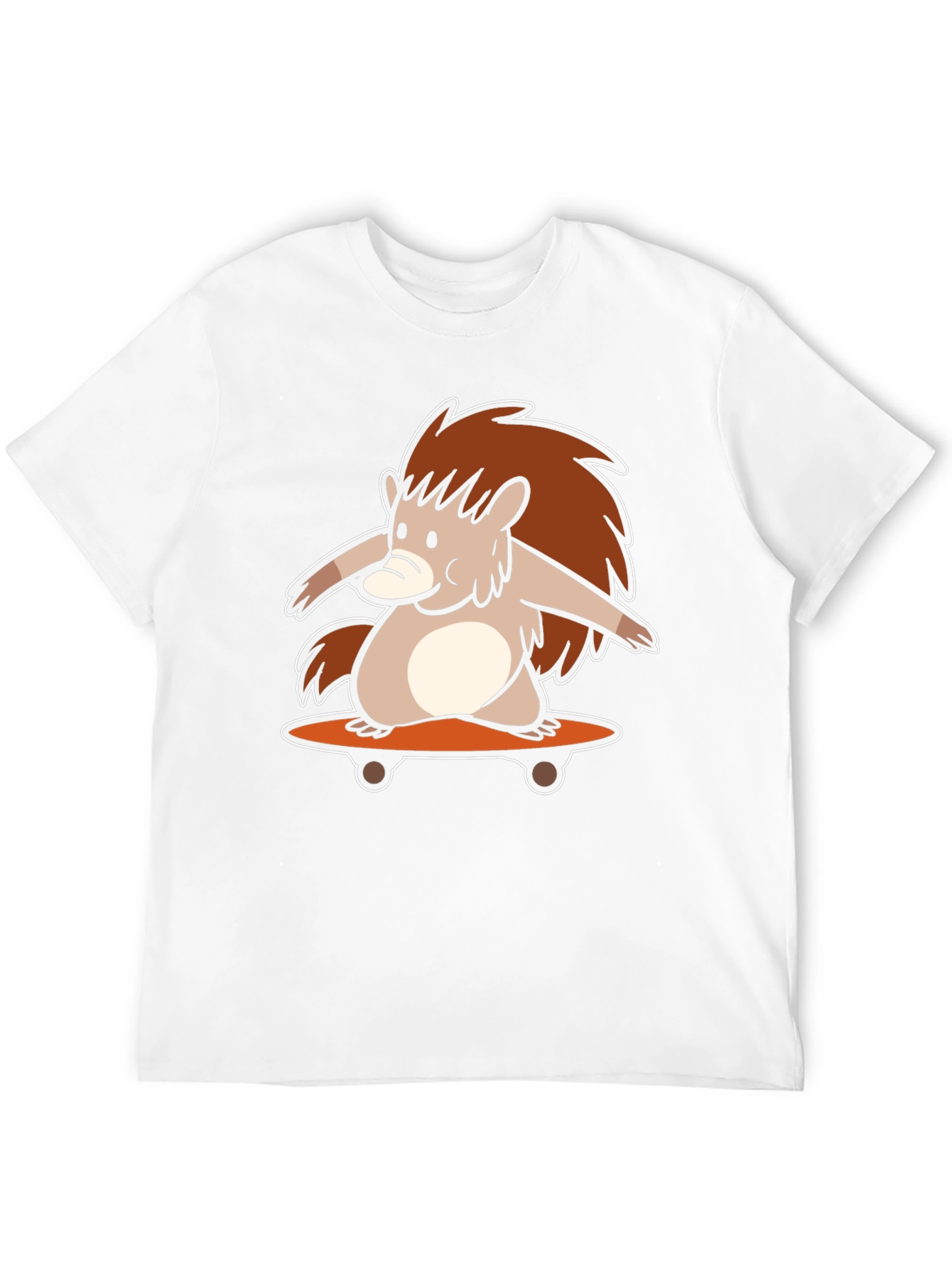 Skateboarding Hedgehog Graphic Tee