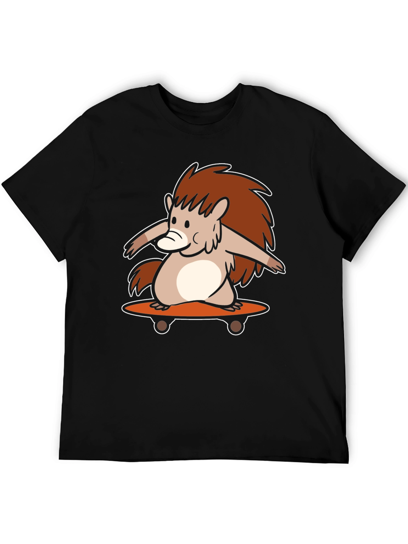 Skateboarding Hedgehog Graphic Tee