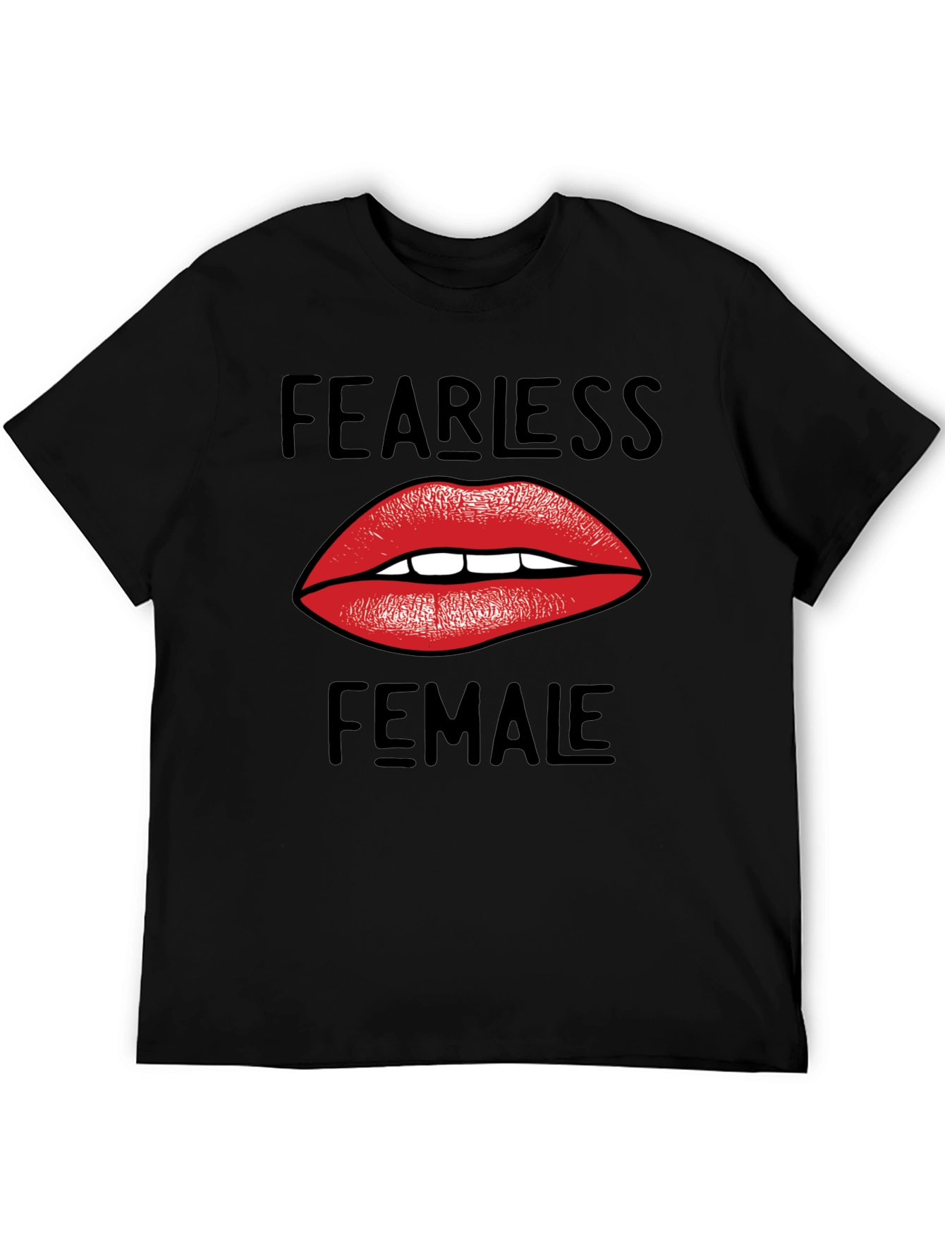 Fearless Female Graphic Tee - Black