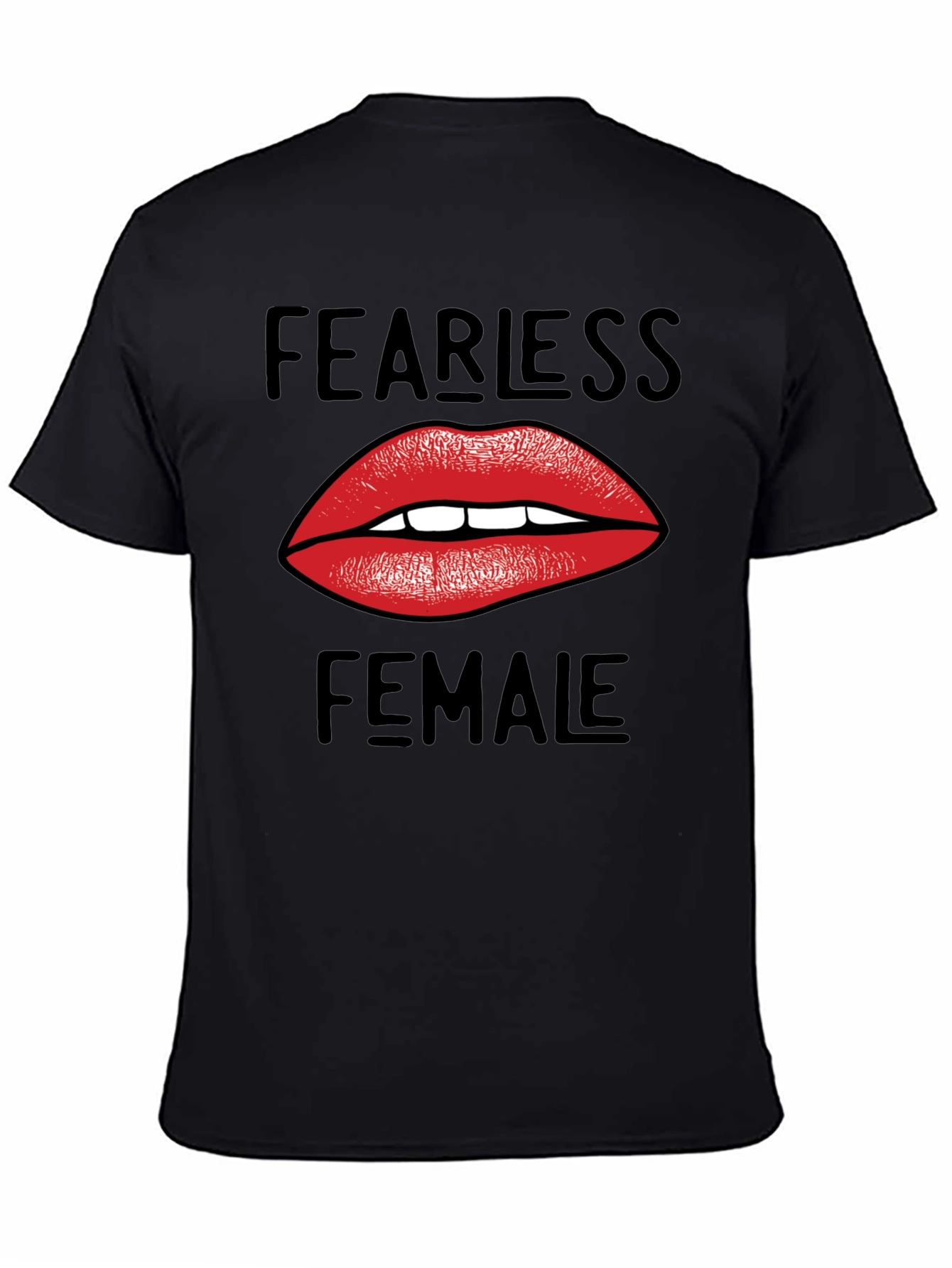 Fearless Female Graphic Tee - Black