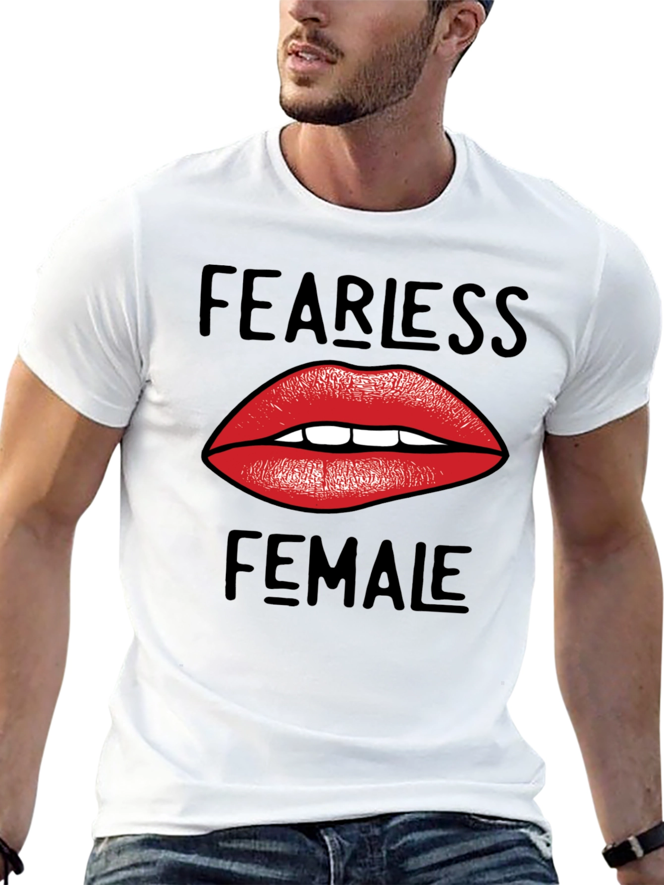 Fearless Female Graphic Tee - Black