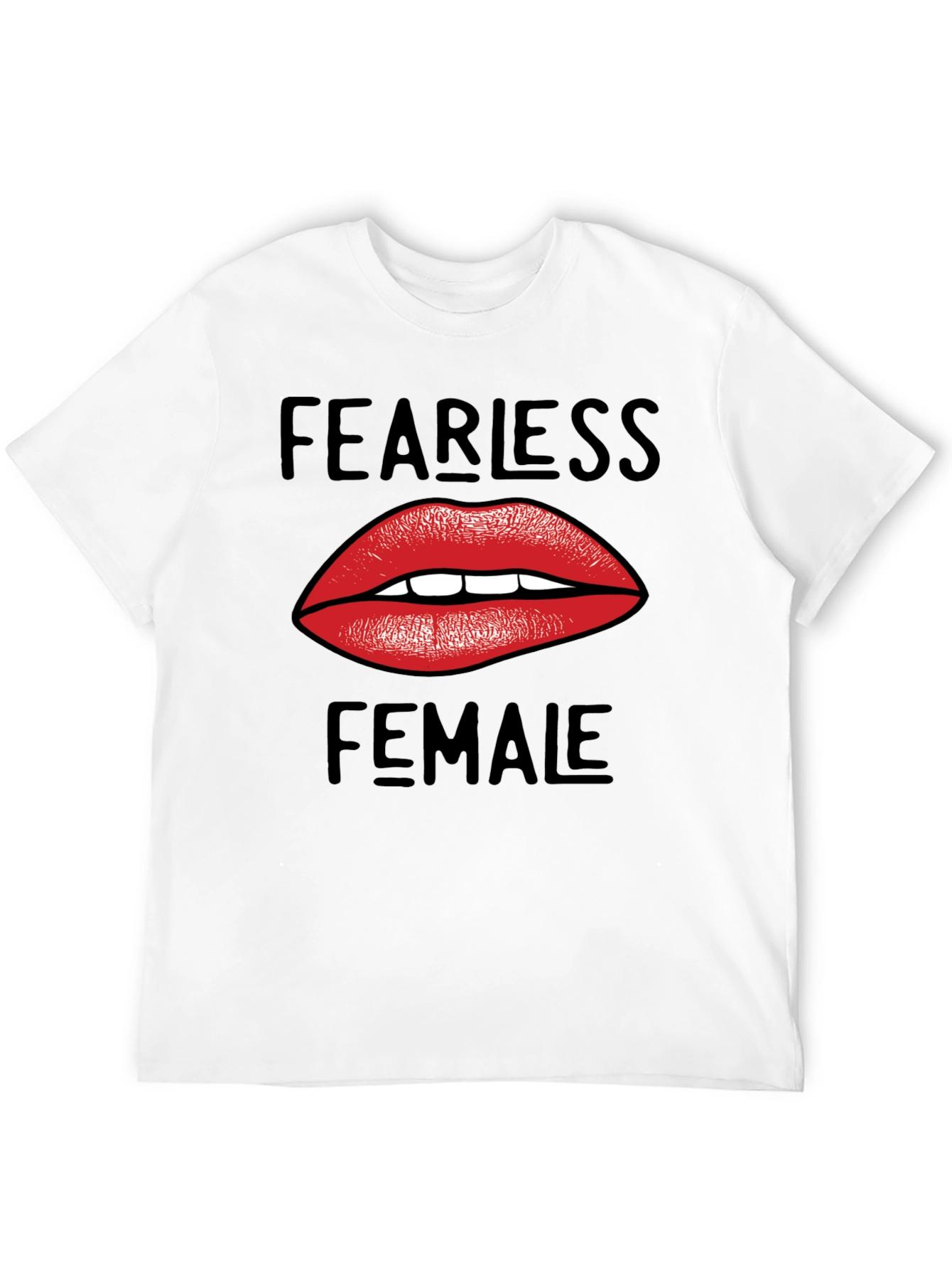 Fearless Female Graphic Tee - Black