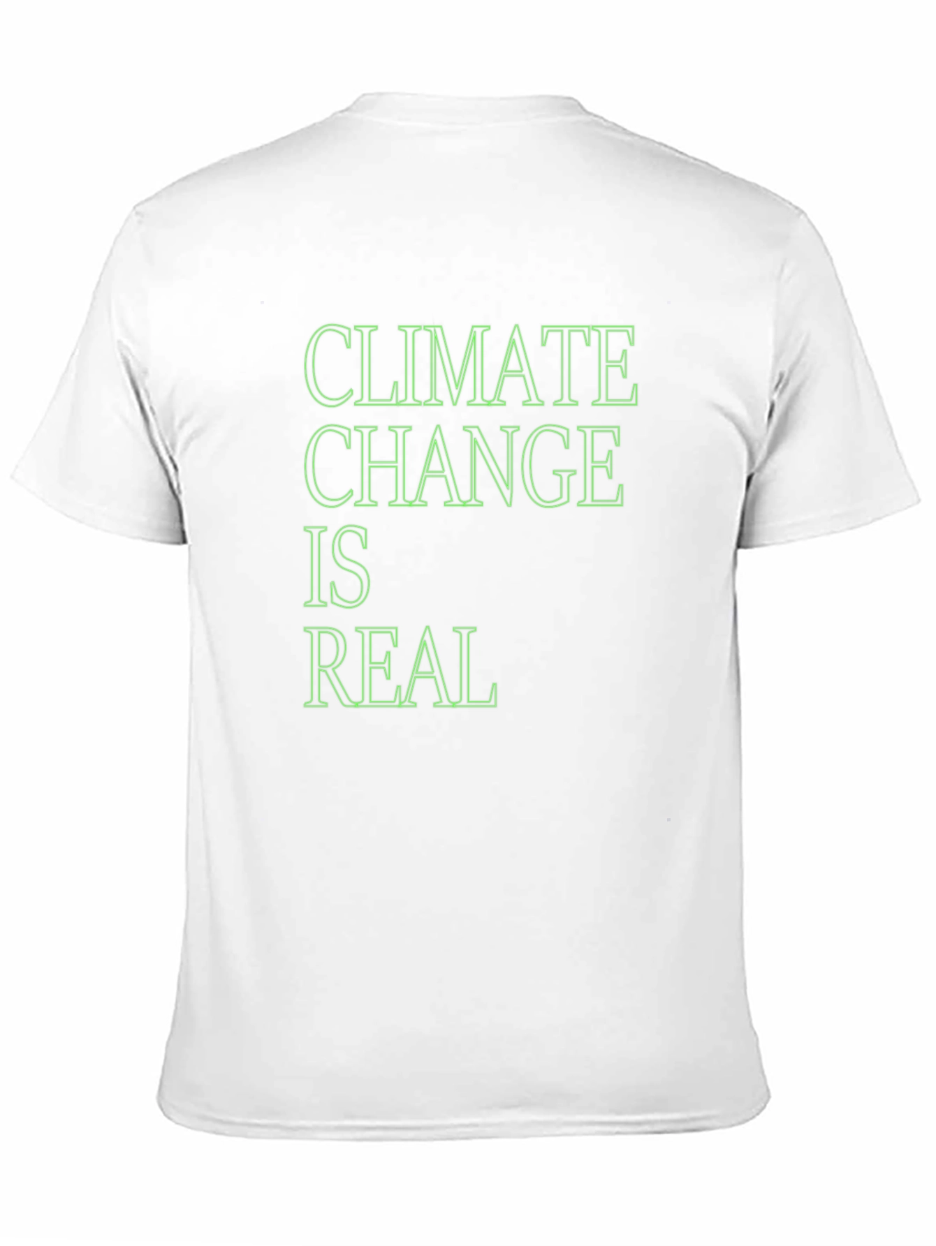 Climate Change is Real Black T-Shirt