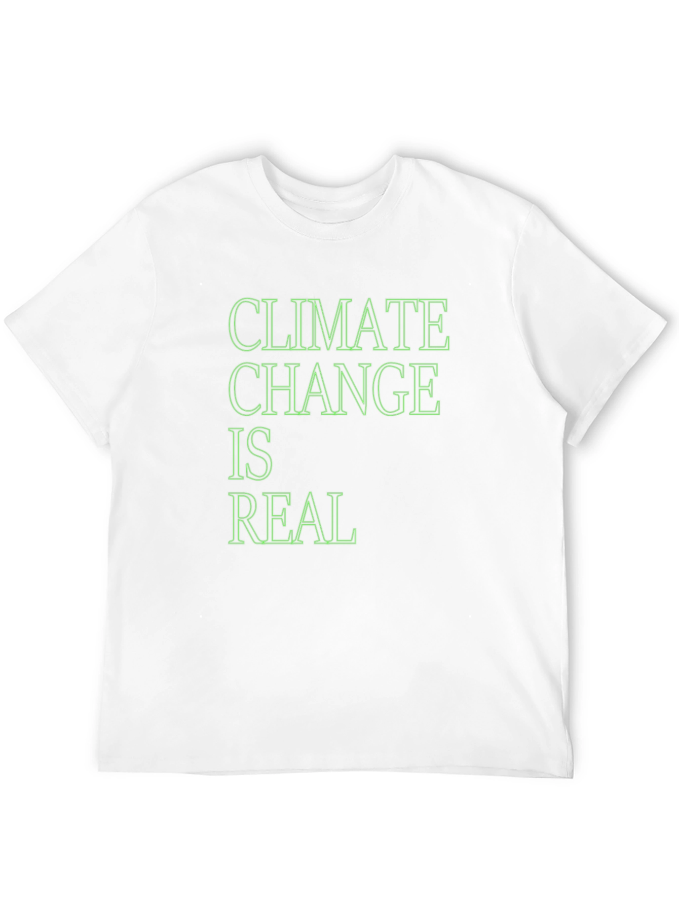 Climate Change is Real Black T-Shirt
