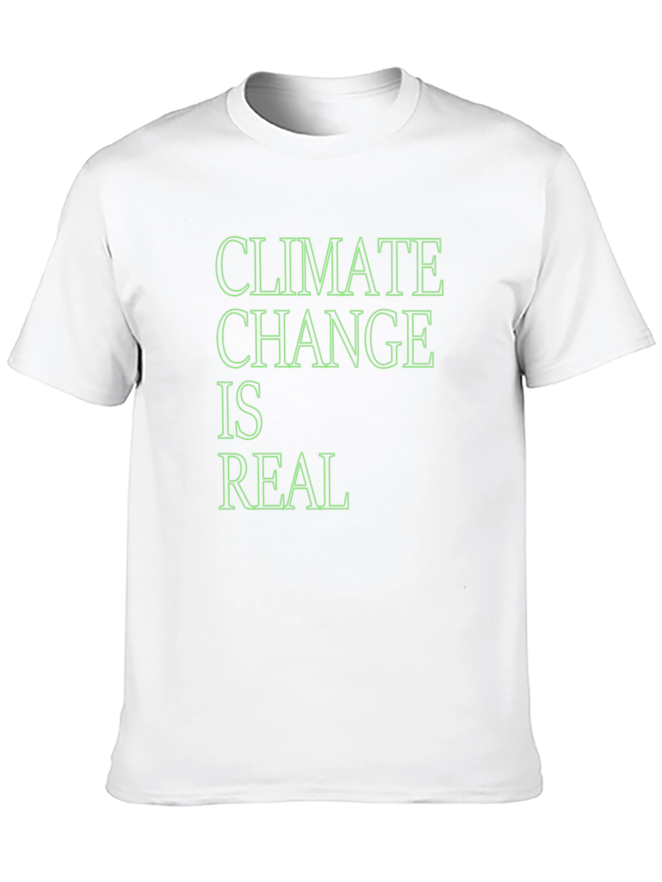 Climate Change is Real Black T-Shirt