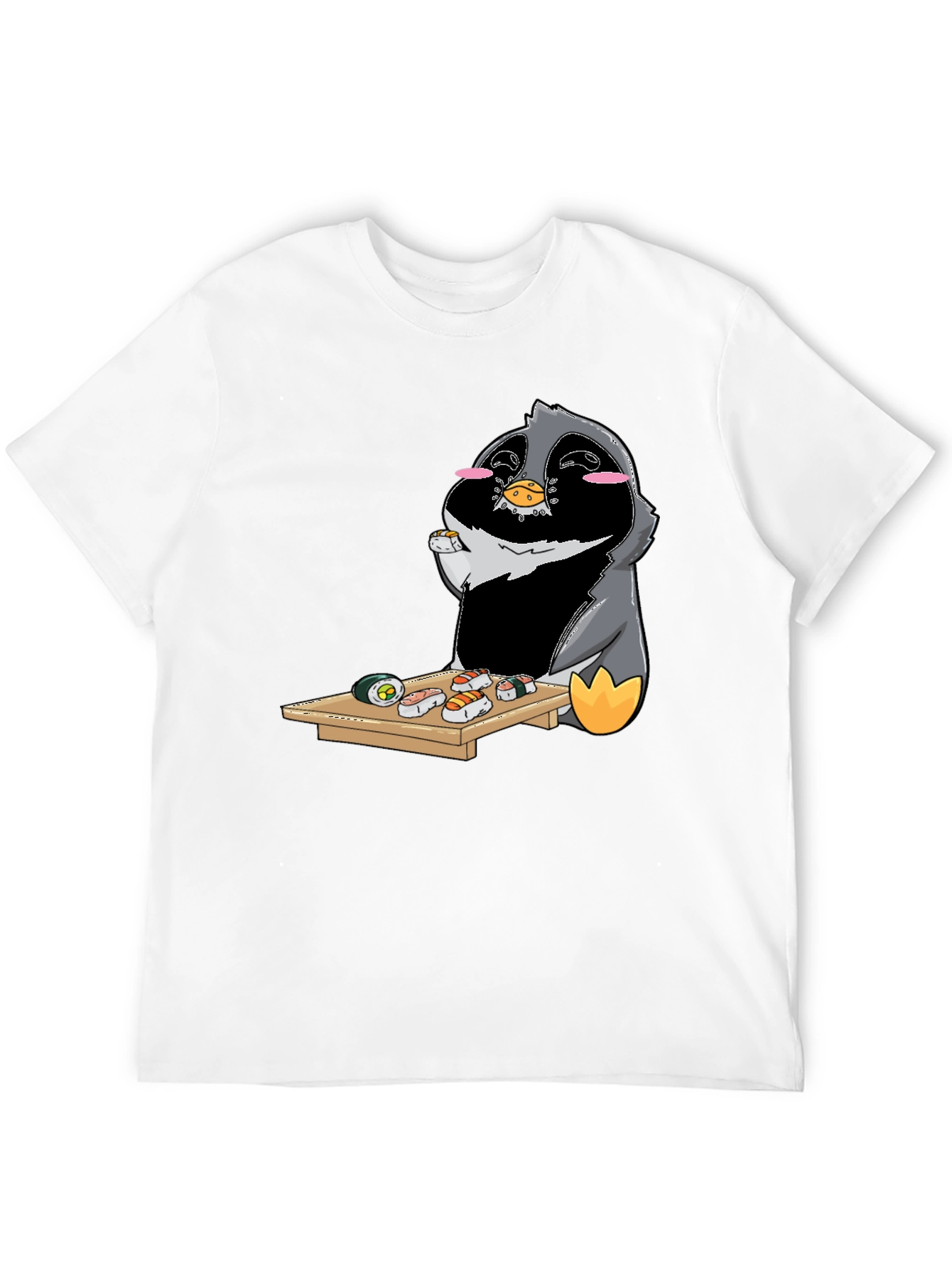 Sushi Penguin Graphic Tee