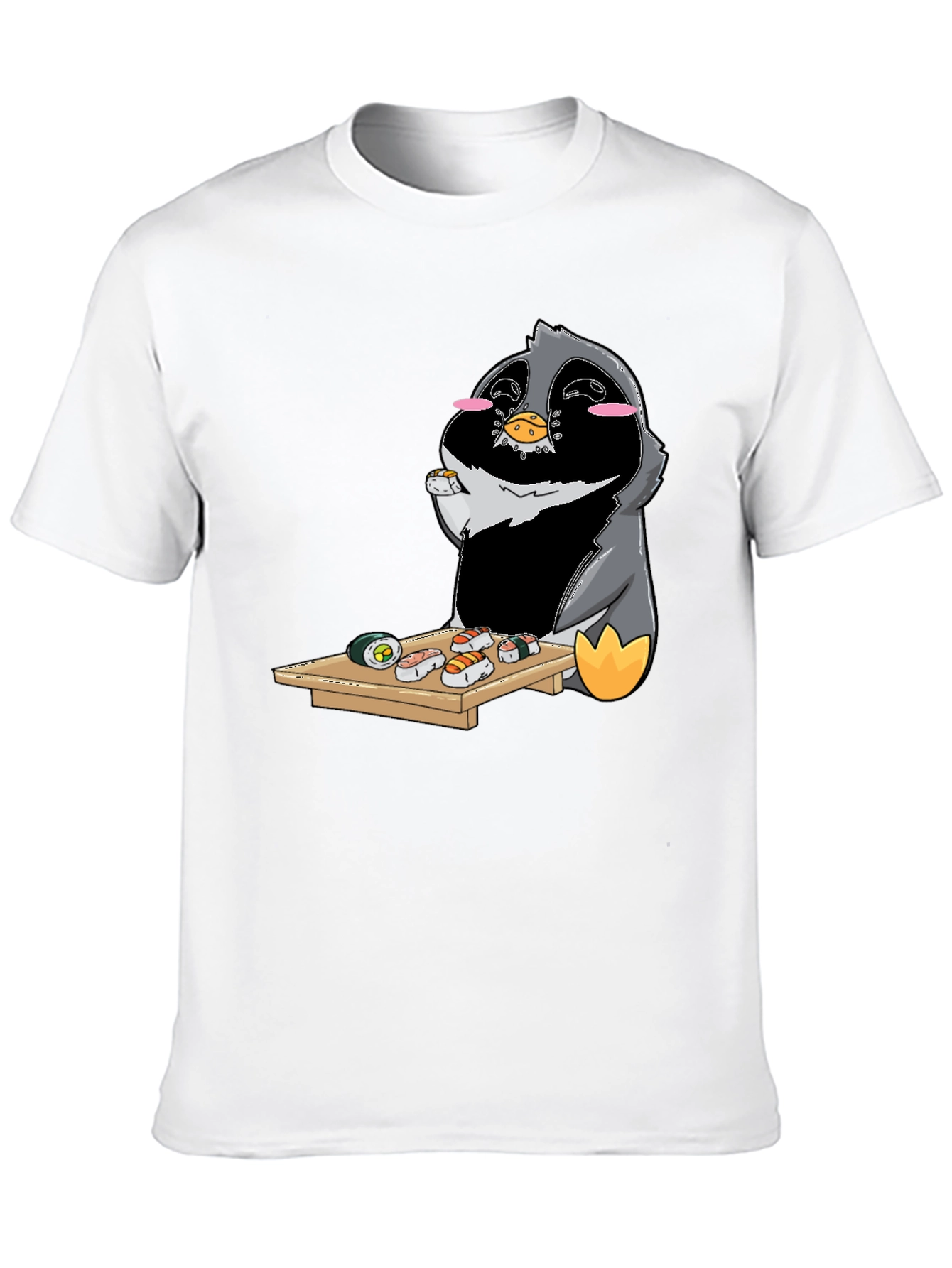 Sushi Penguin Graphic Tee