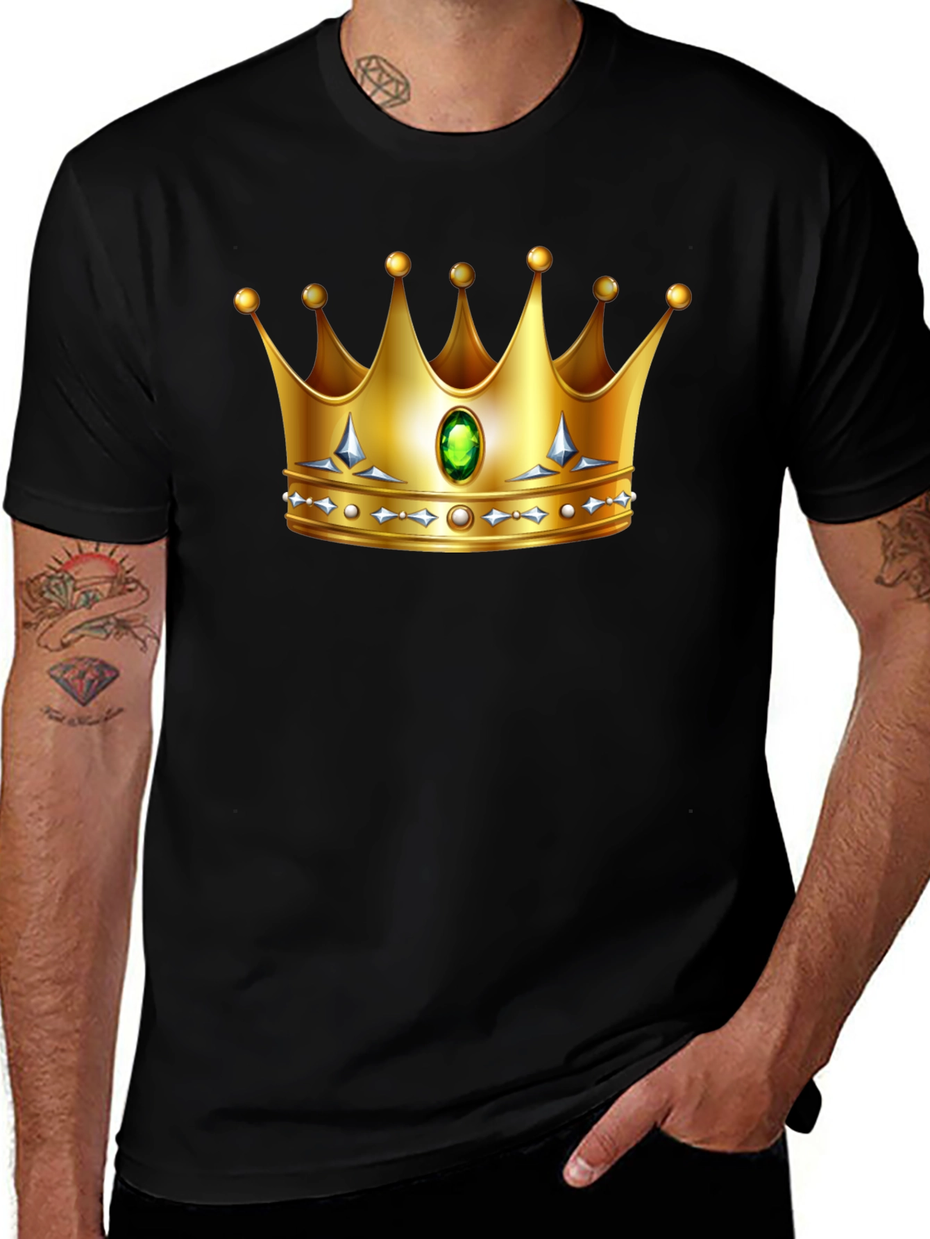 Golden Crown Graphic Tee - King/Queen Style