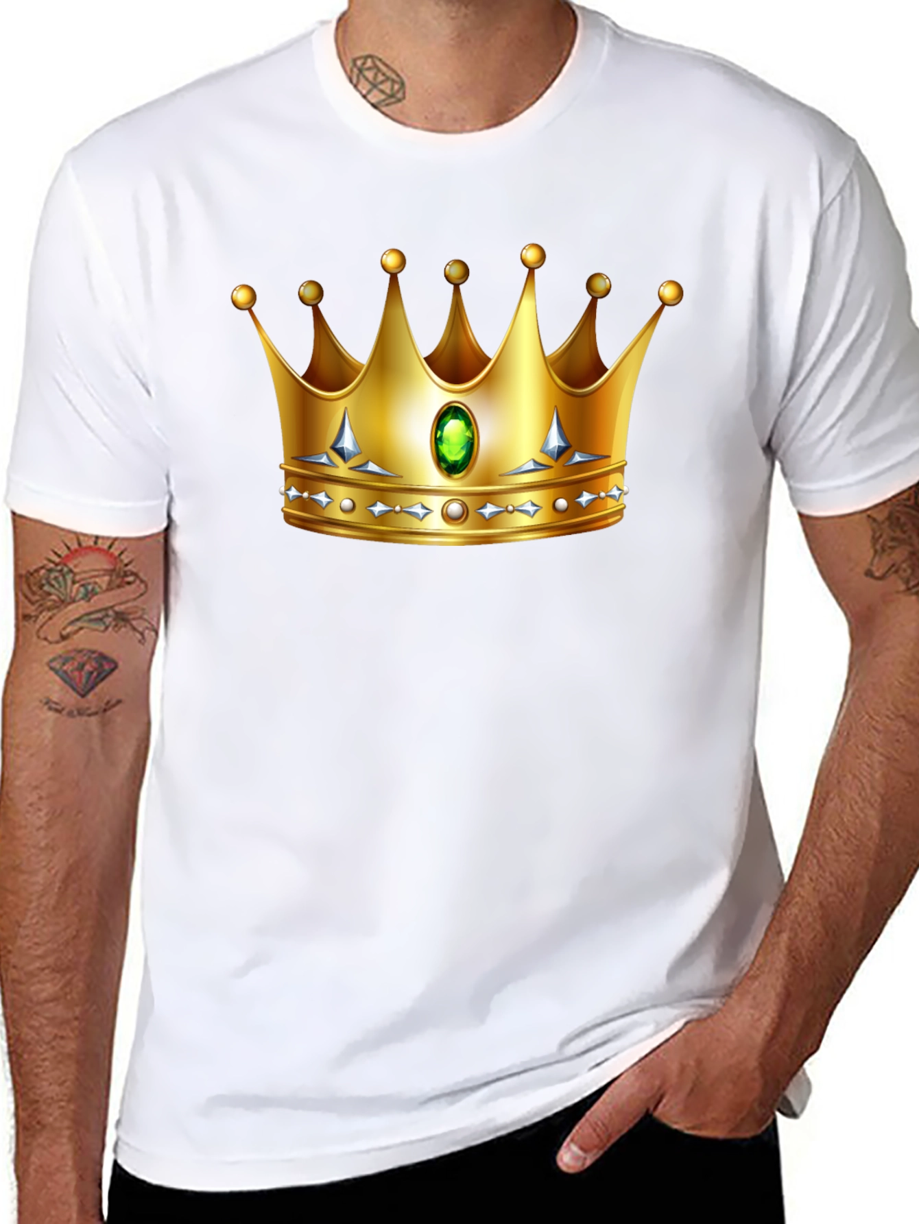 Golden Crown Graphic Tee - King/Queen Style