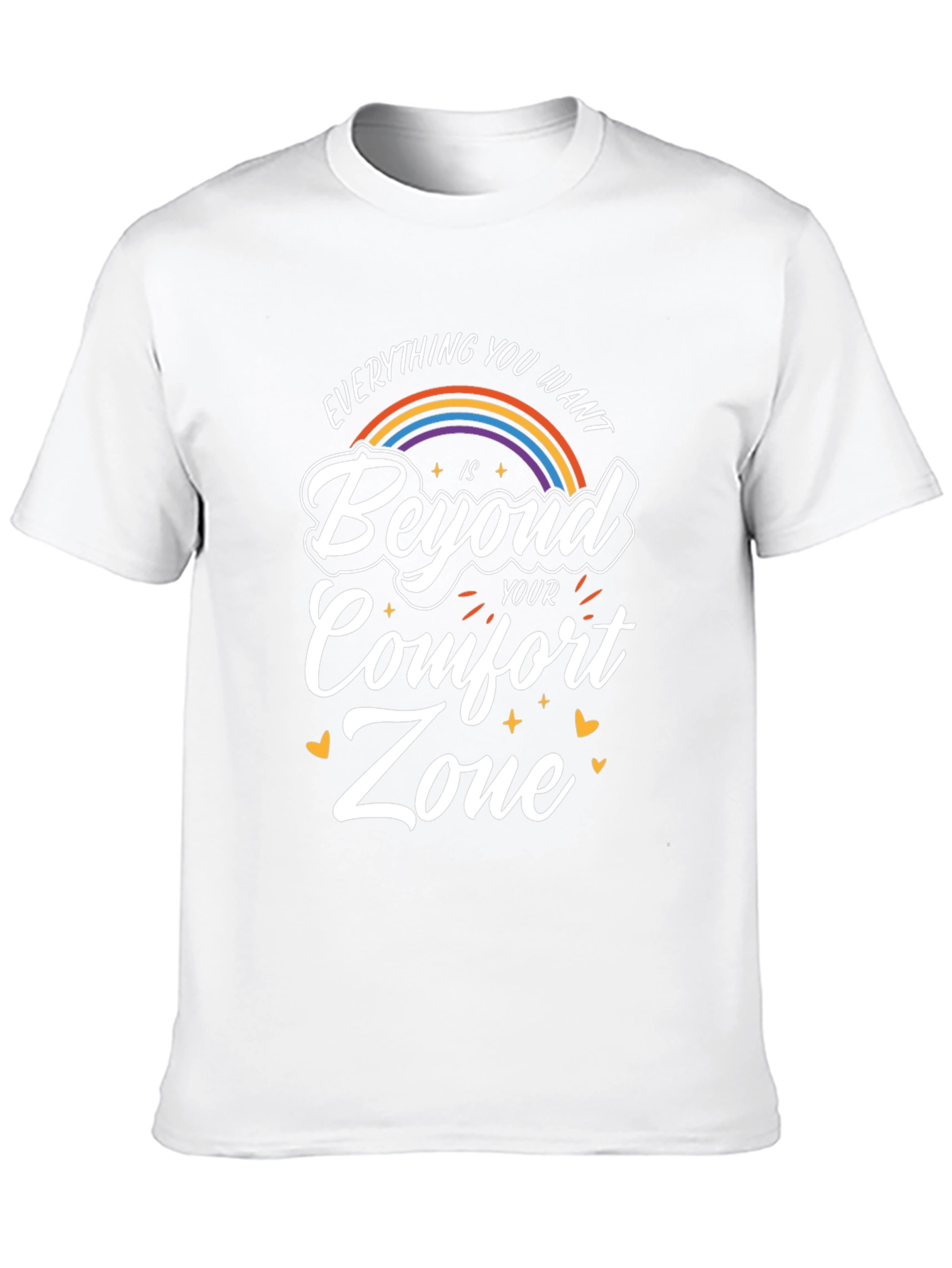 Beyond Comfort Zone Black T-Shirt