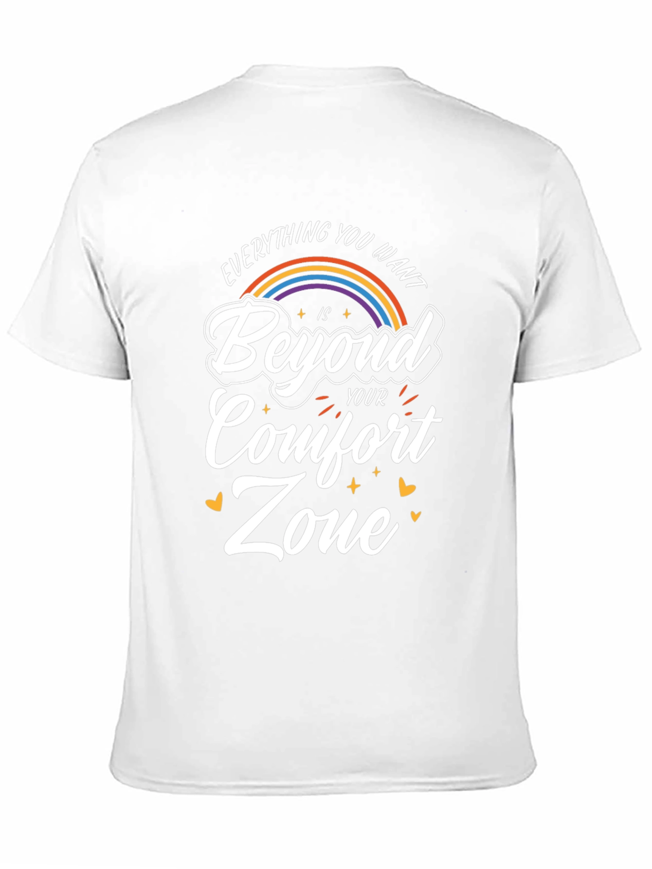 Beyond Comfort Zone Black T-Shirt
