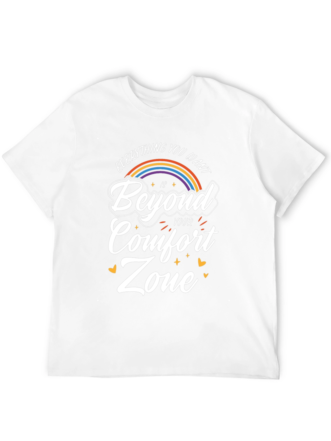 Beyond Comfort Zone Black T-Shirt