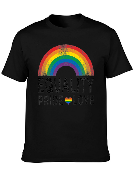 Equality Pride Love Rainbow Graphic Tee