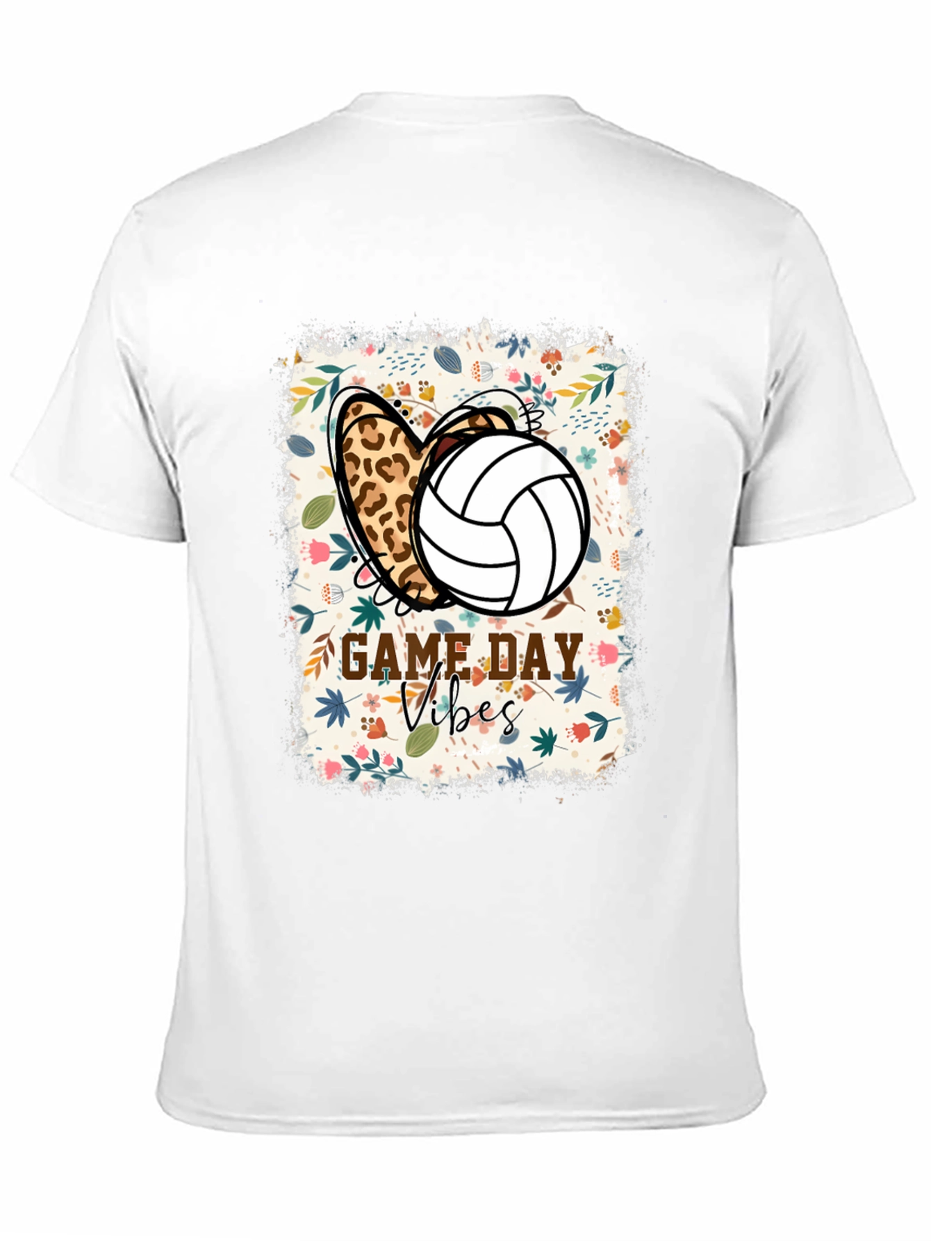 Game Day Vibes Volleyball Graphic Tee