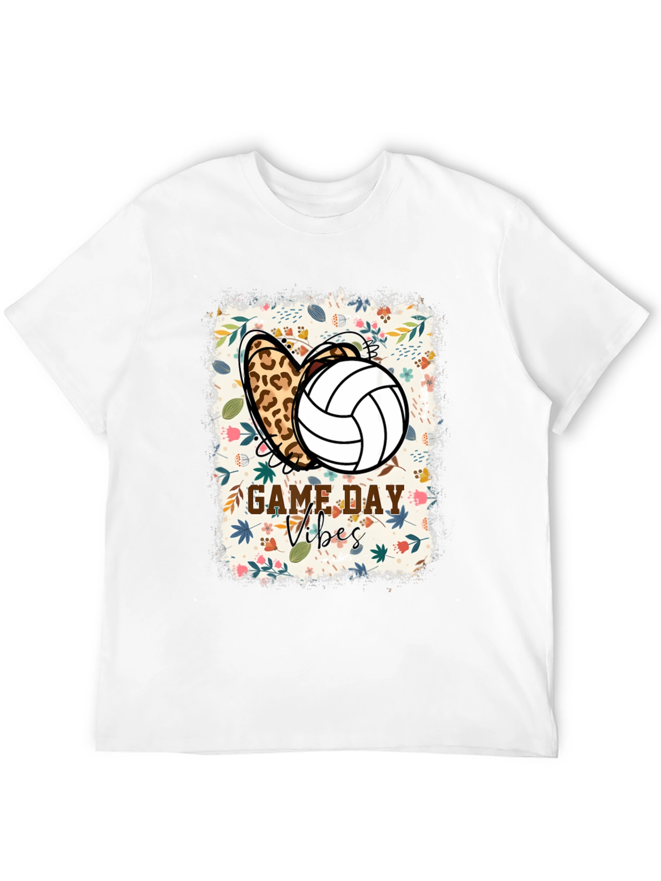 Game Day Vibes Volleyball Graphic Tee