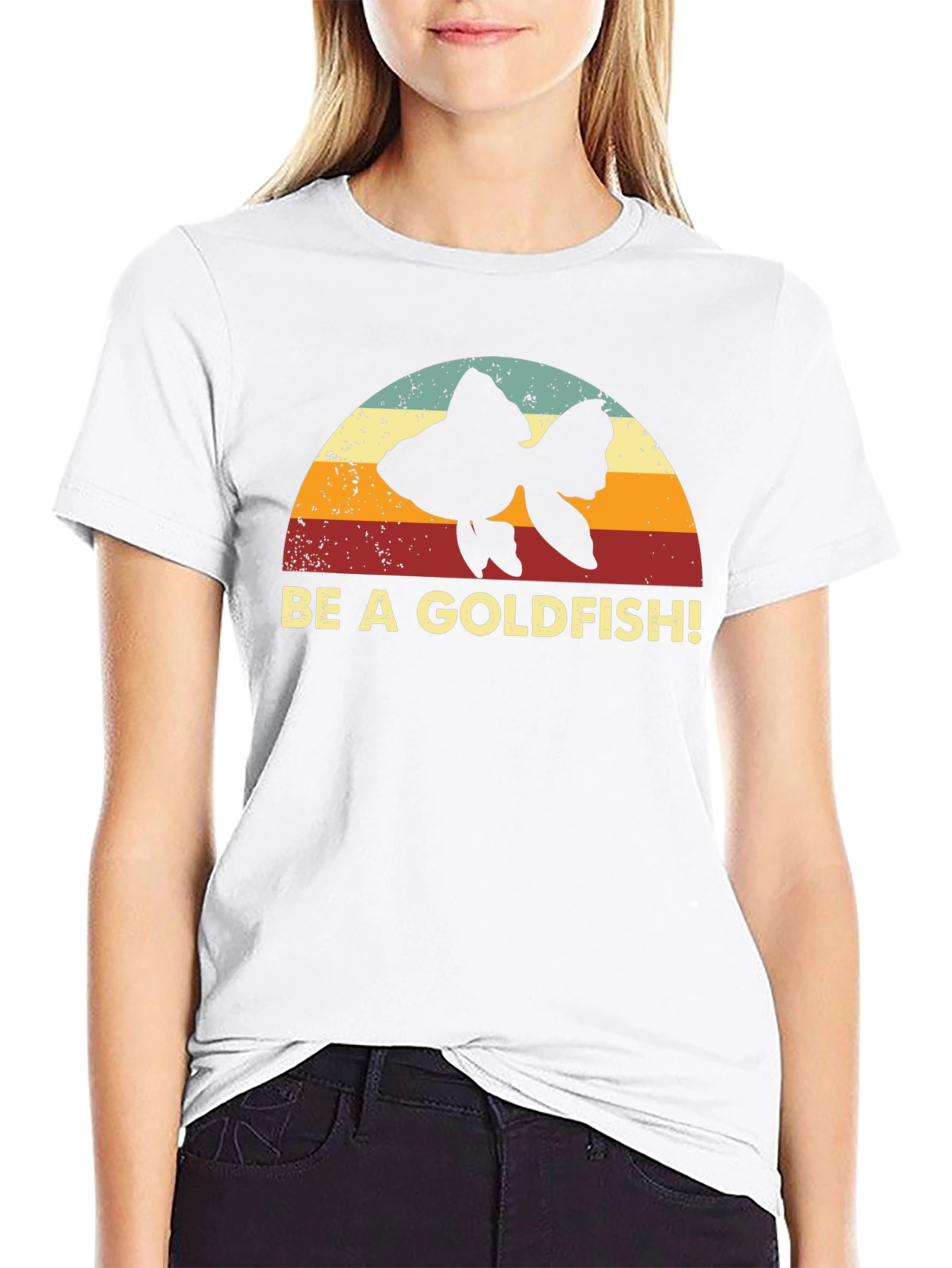 Be A Goldfish Graphic Tee