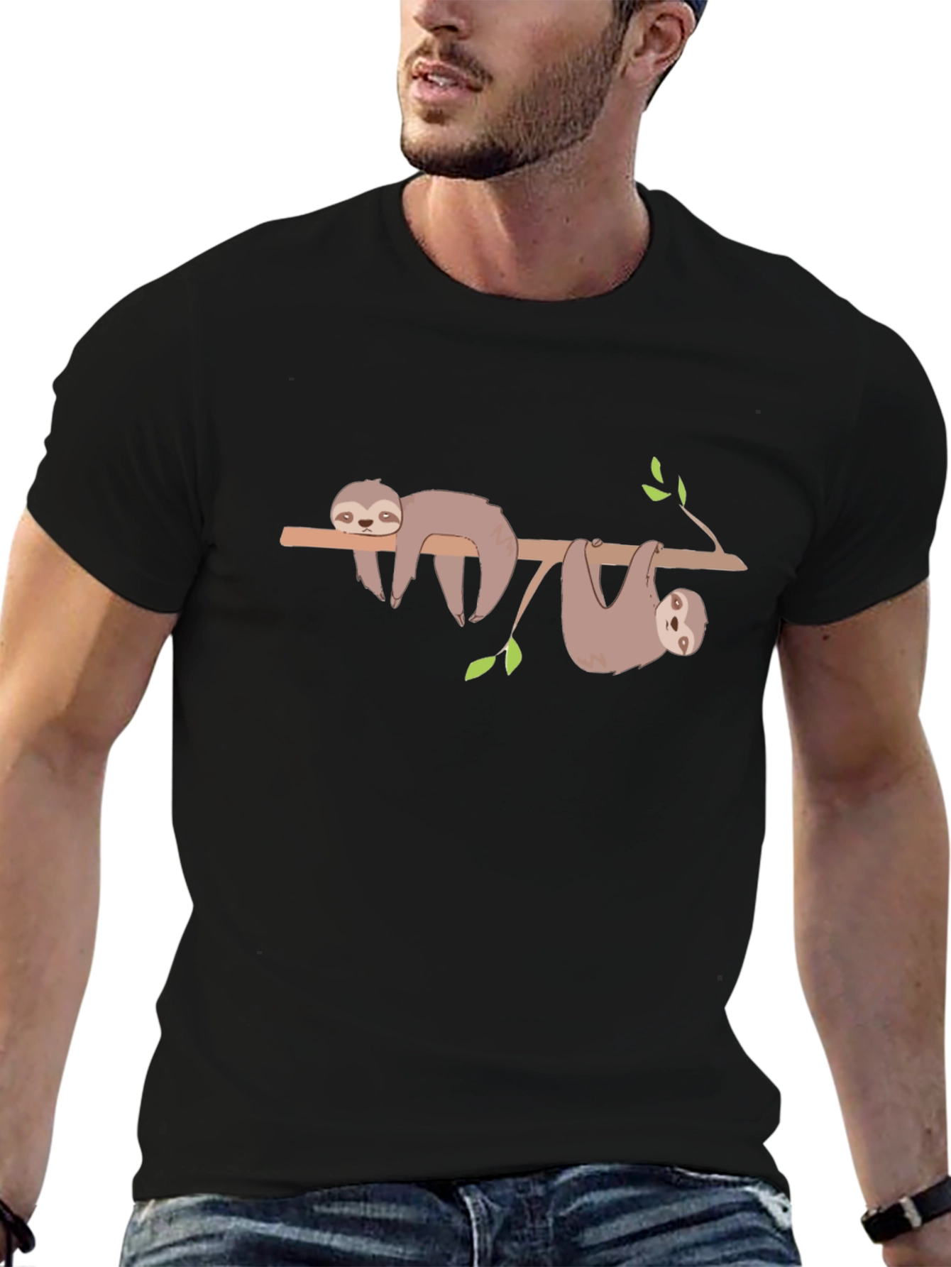 Sloth Hangout Graphic Tee