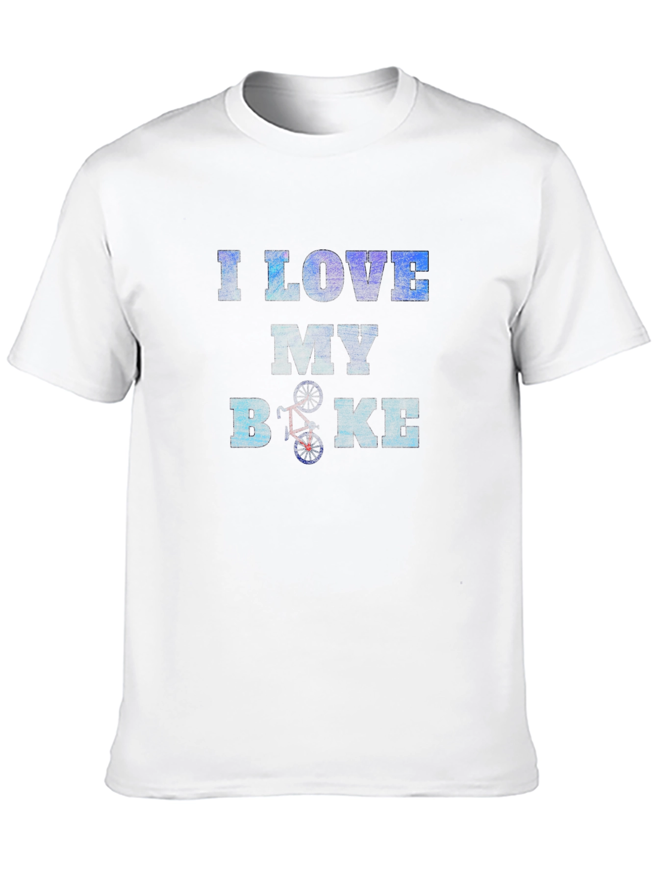 I Love My Bike Graphic Tee - Black