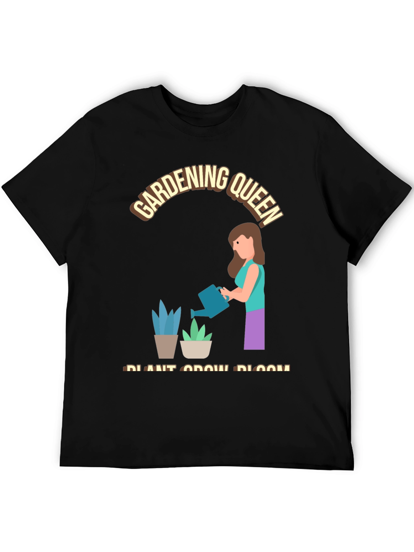 Gardening Queen T-Shirt - Plant Grow Bloom
