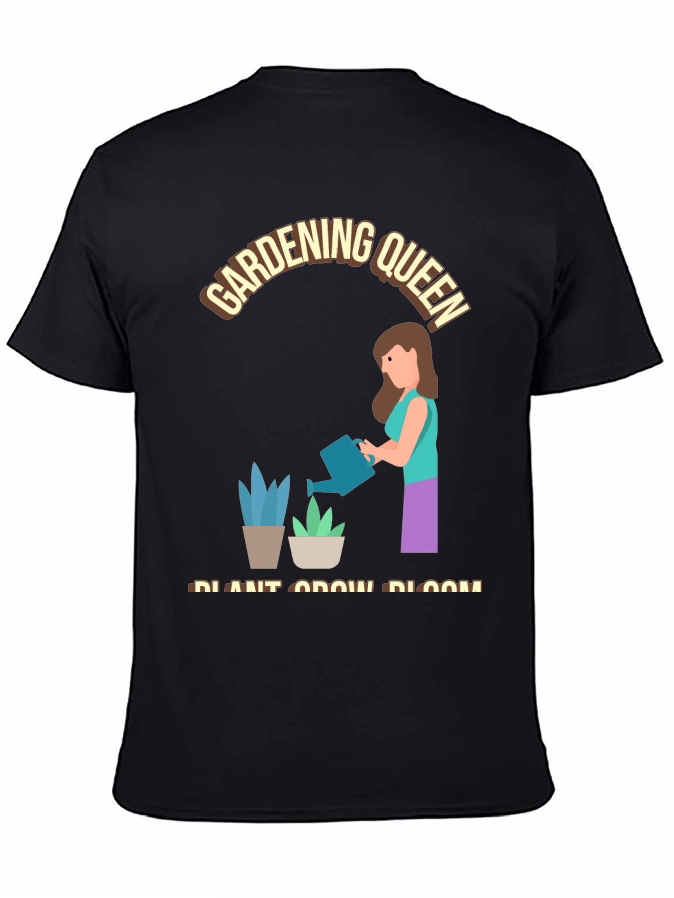 Gardening Queen T-Shirt - Plant Grow Bloom