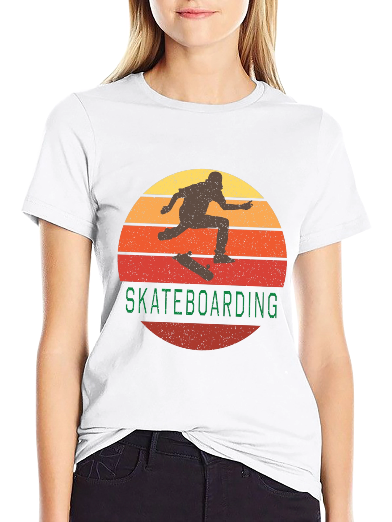 Retro Skateboarding T-Shirt