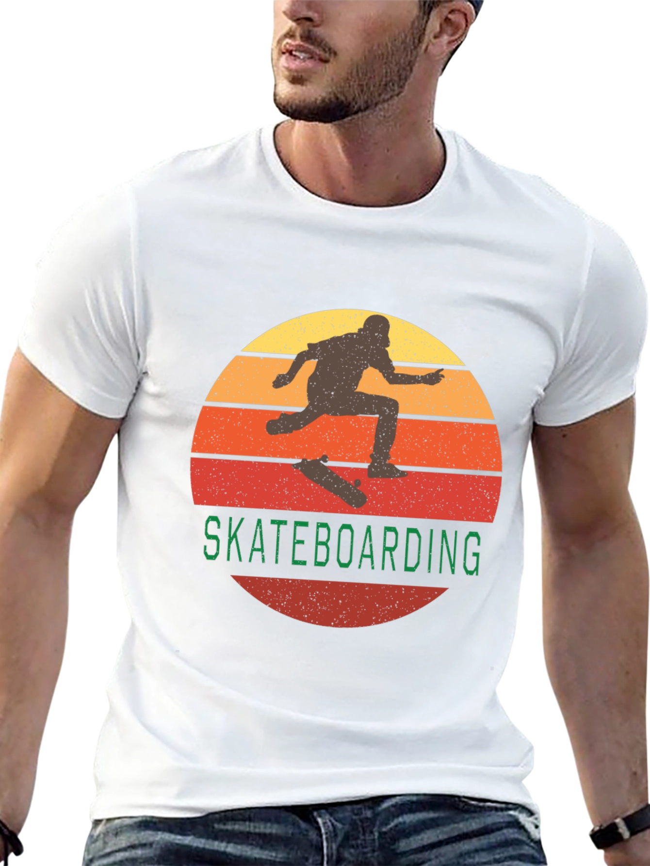 Retro Skateboarding T-Shirt