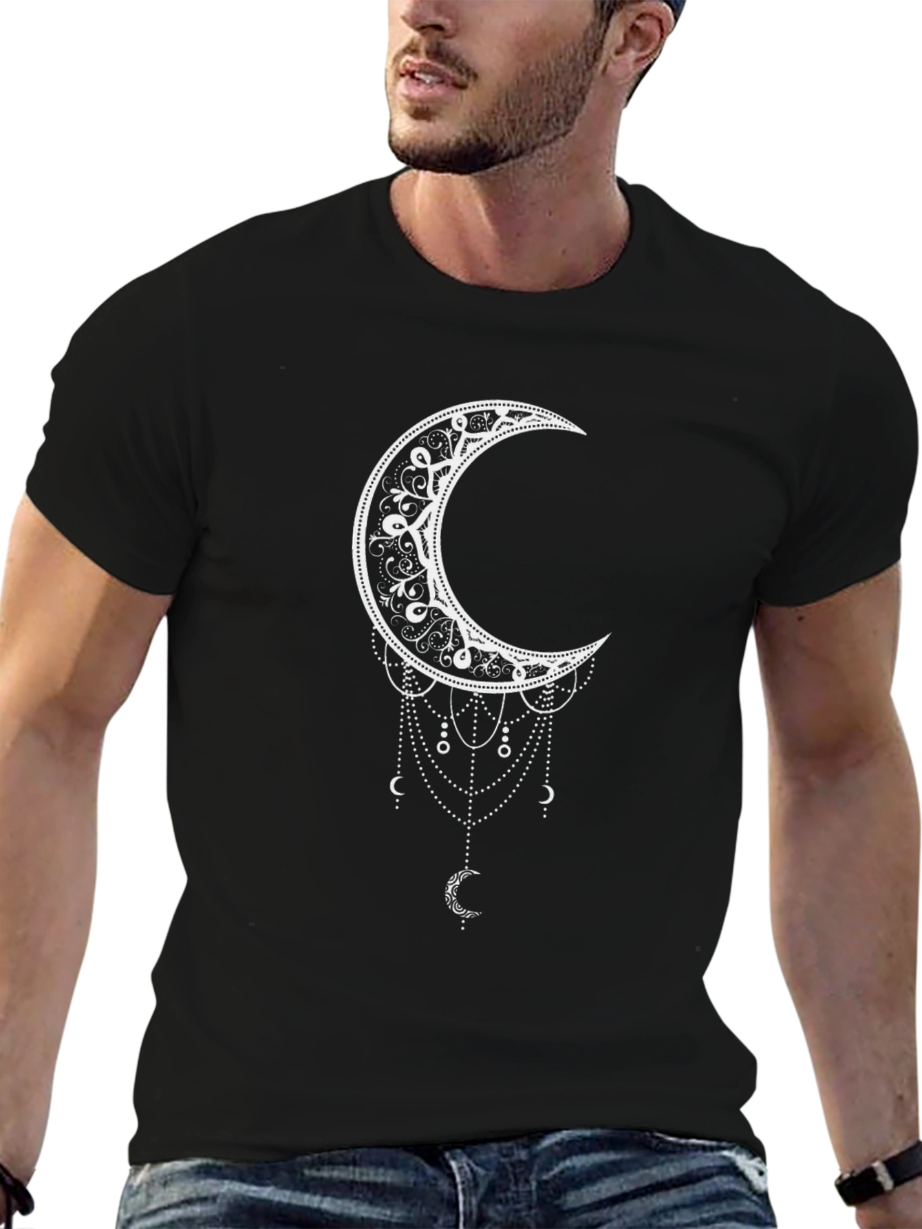 Crescent Moon Graphic T-Shirt