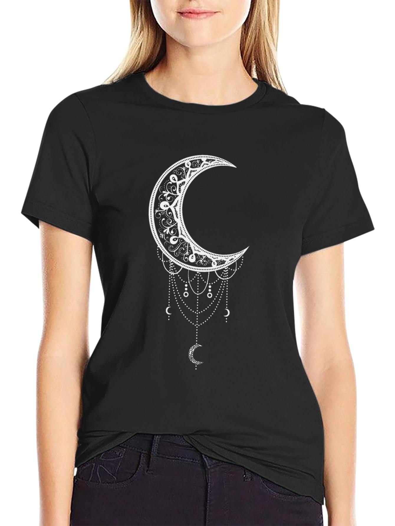 Crescent Moon Graphic T-Shirt