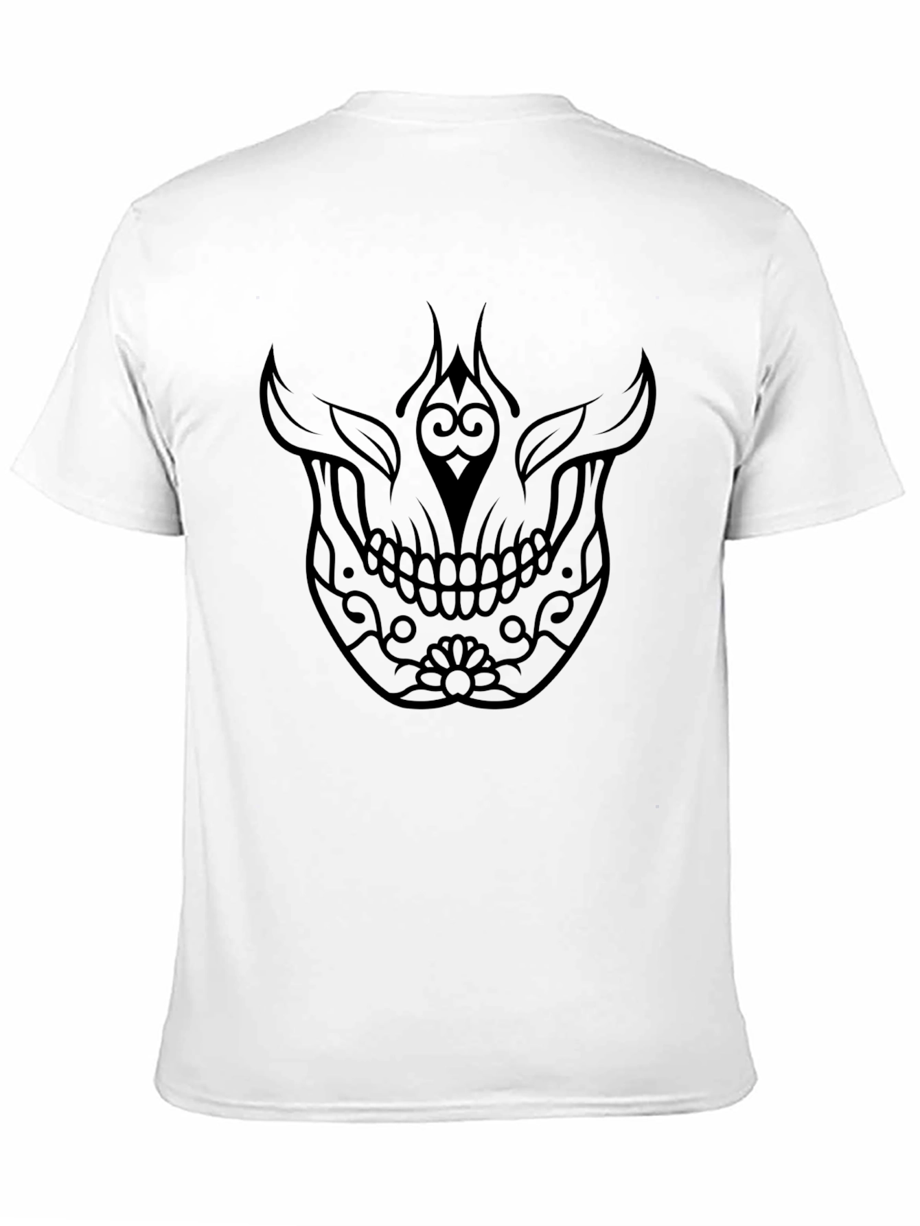 Skull Graphic Tee - Mens Black T-Shirt
