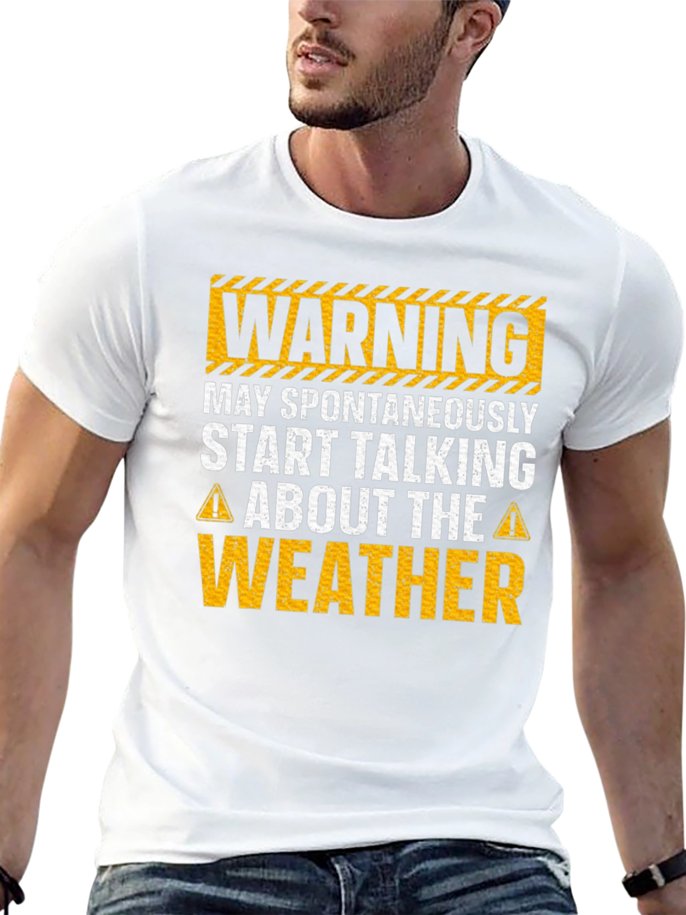 Warning May Spontaneously Talk Weather T-Shirt