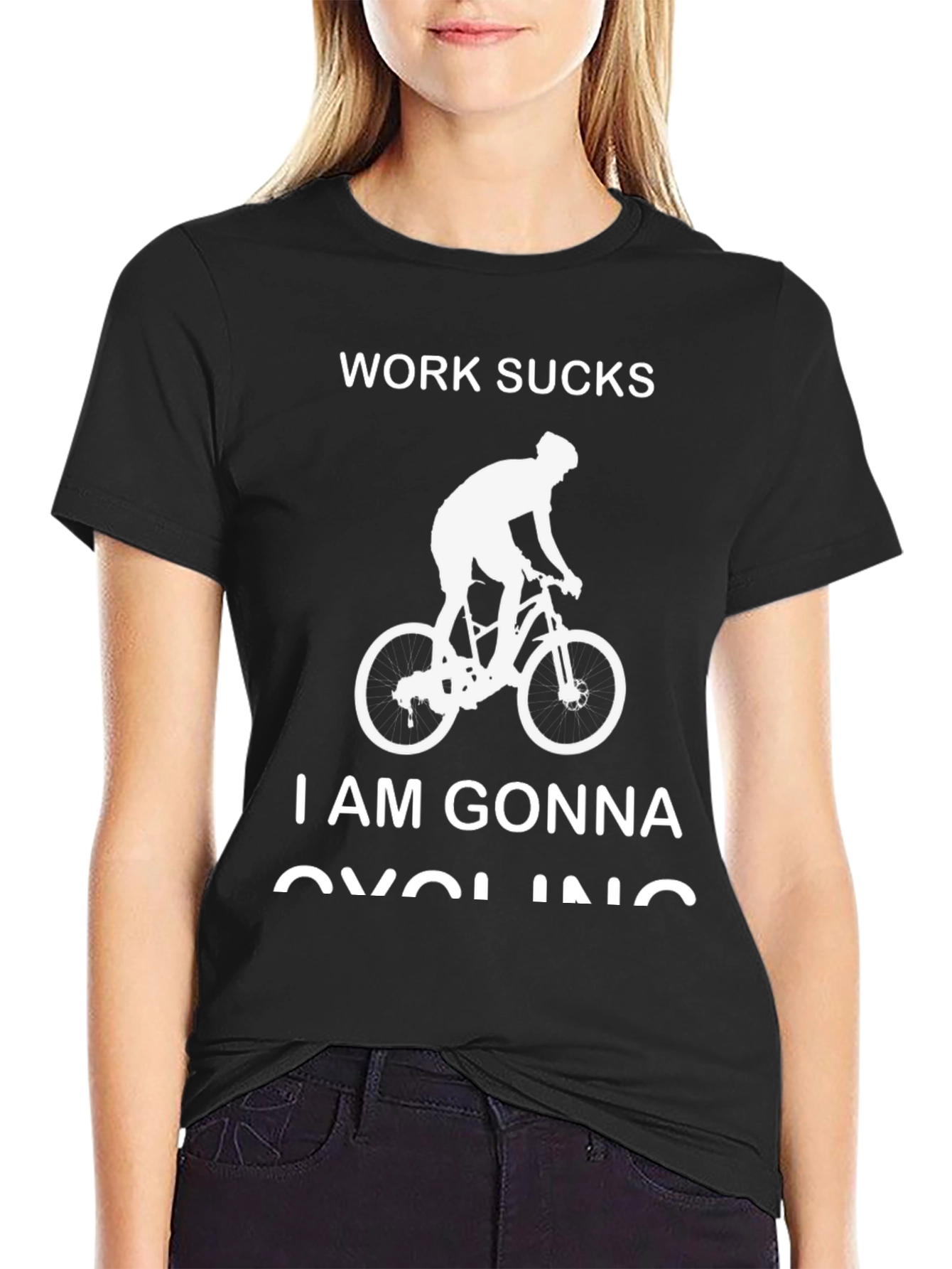Work Sucks Cycling T-Shirt