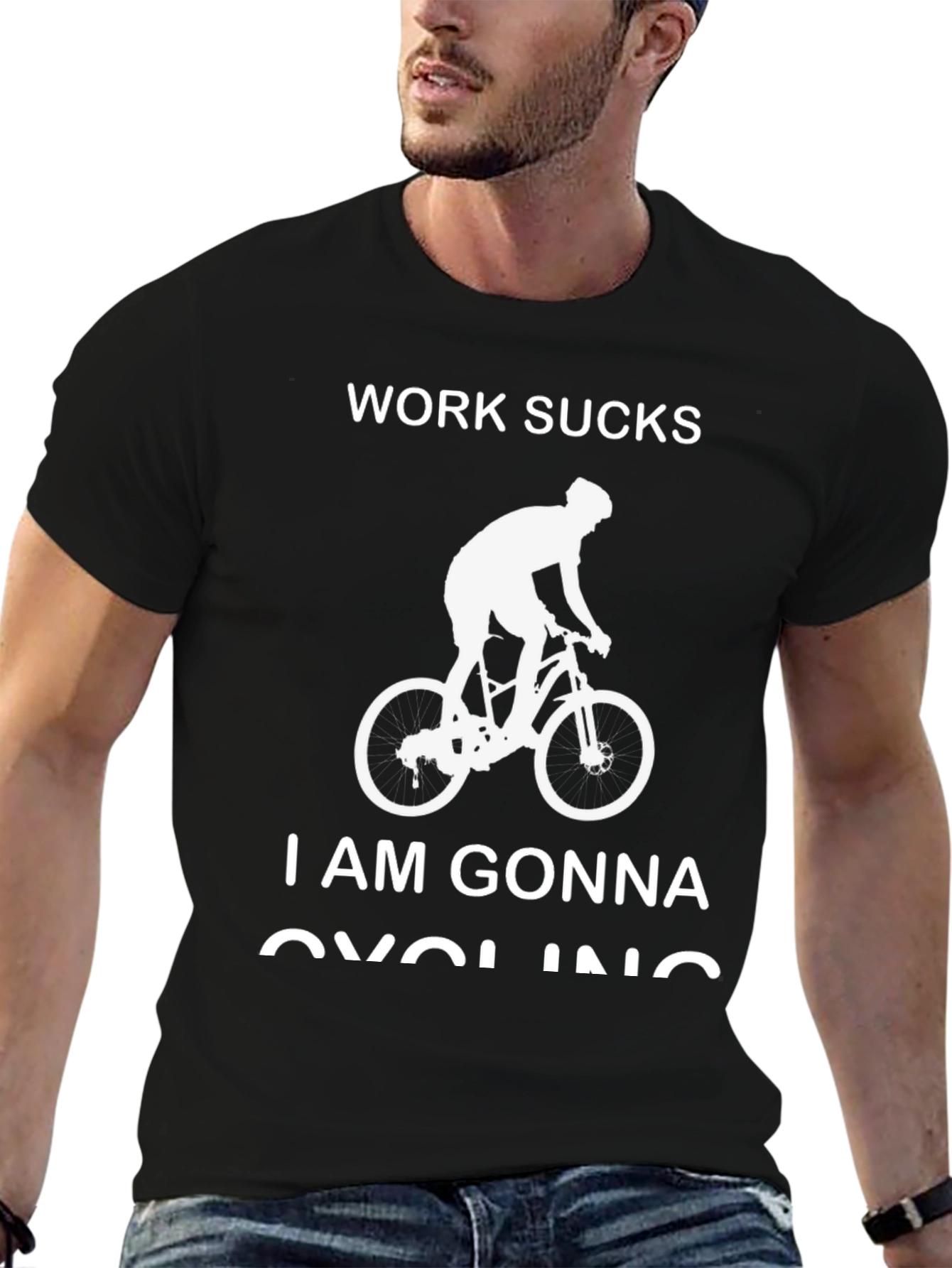 Work Sucks Cycling T-Shirt