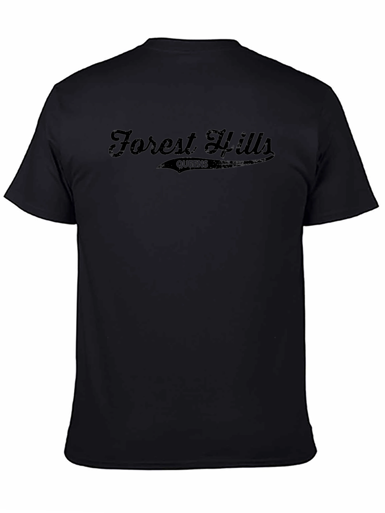Forest Hills Queens Black Graphic Tee