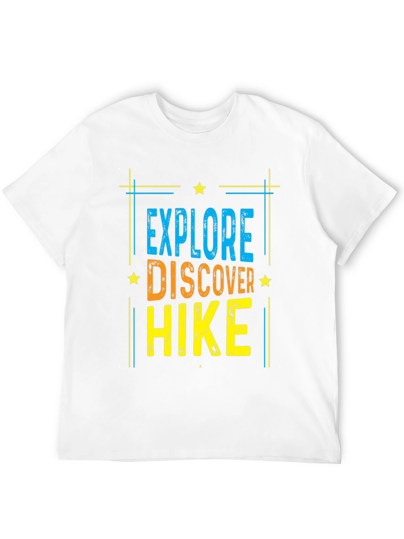 Explore Discover Hike Black T-Shirt