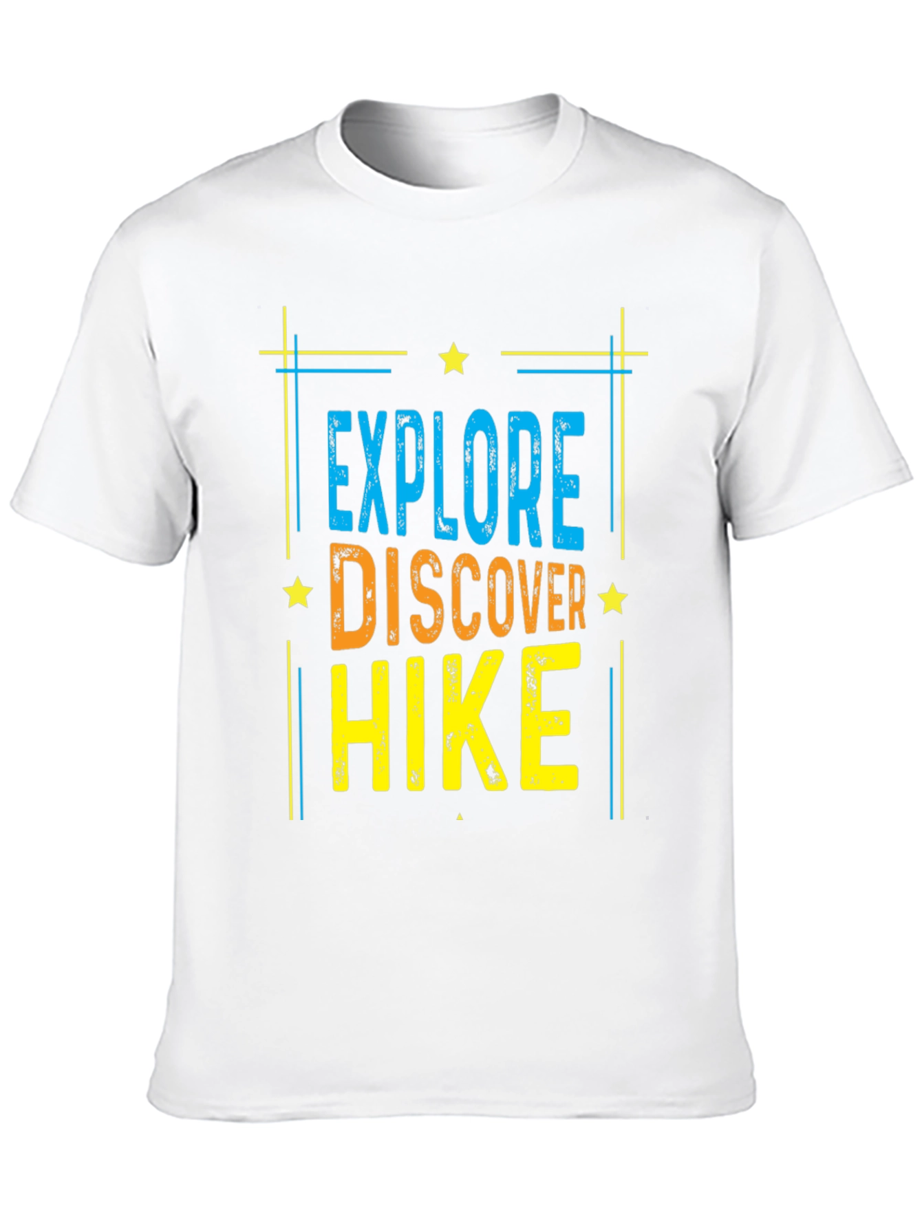 Explore Discover Hike Black T-Shirt