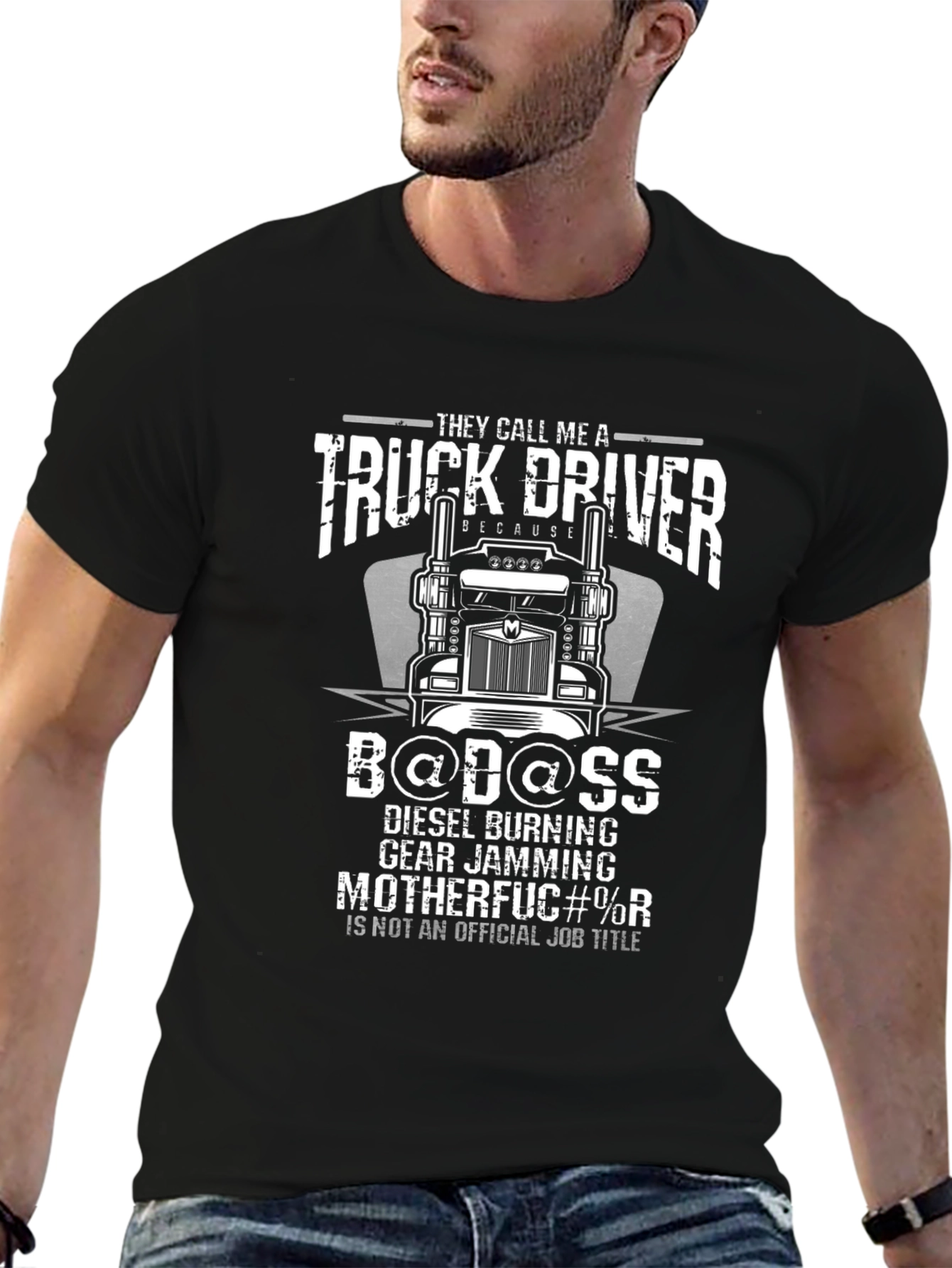 Truck Driver B@D@SS Graphic T-Shirt