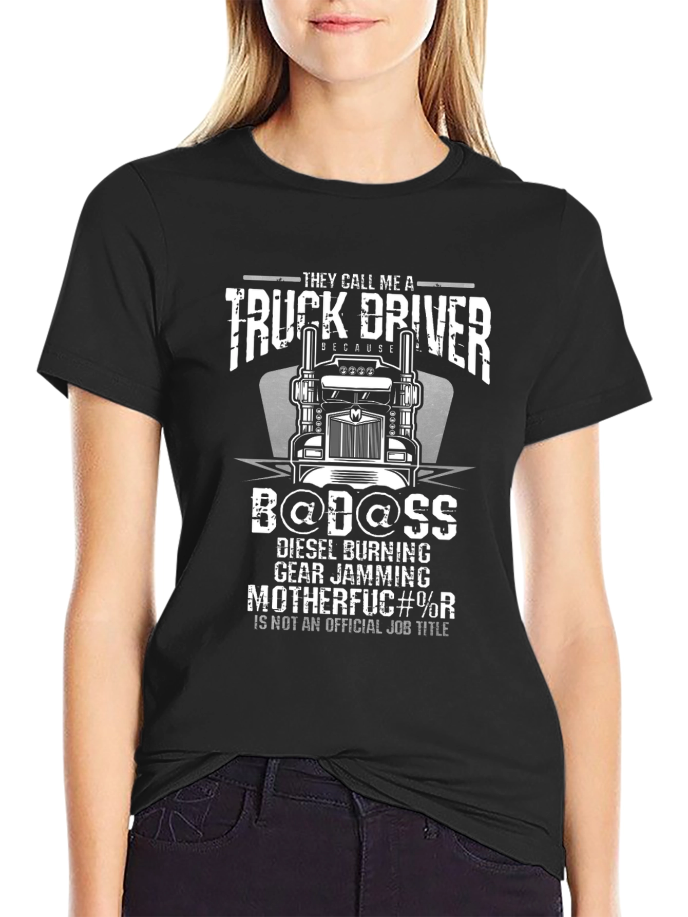 Truck Driver B@D@SS Graphic T-Shirt