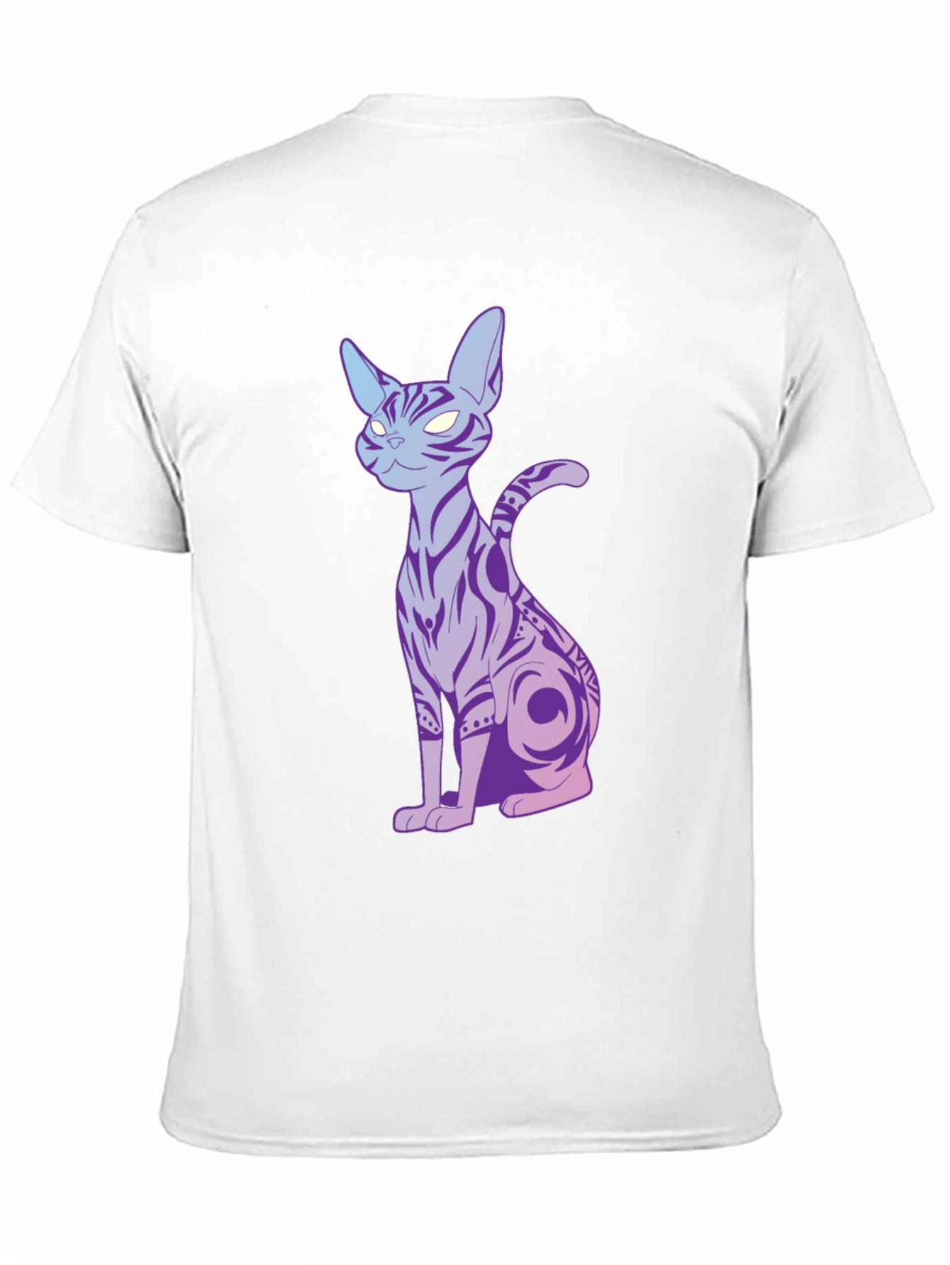 Mystic Cat Graphic Tee - Mens Black T-Shirt